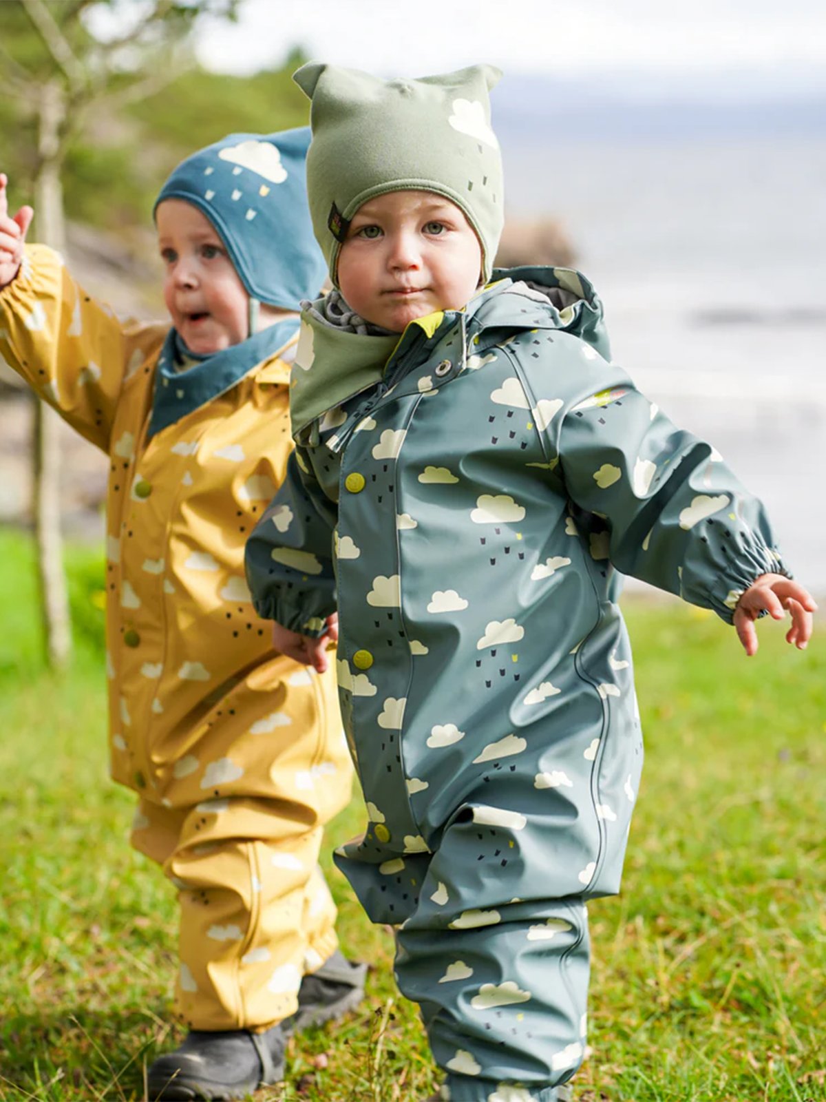 Kattnakken Regndress Baby Vêret Blåfjell