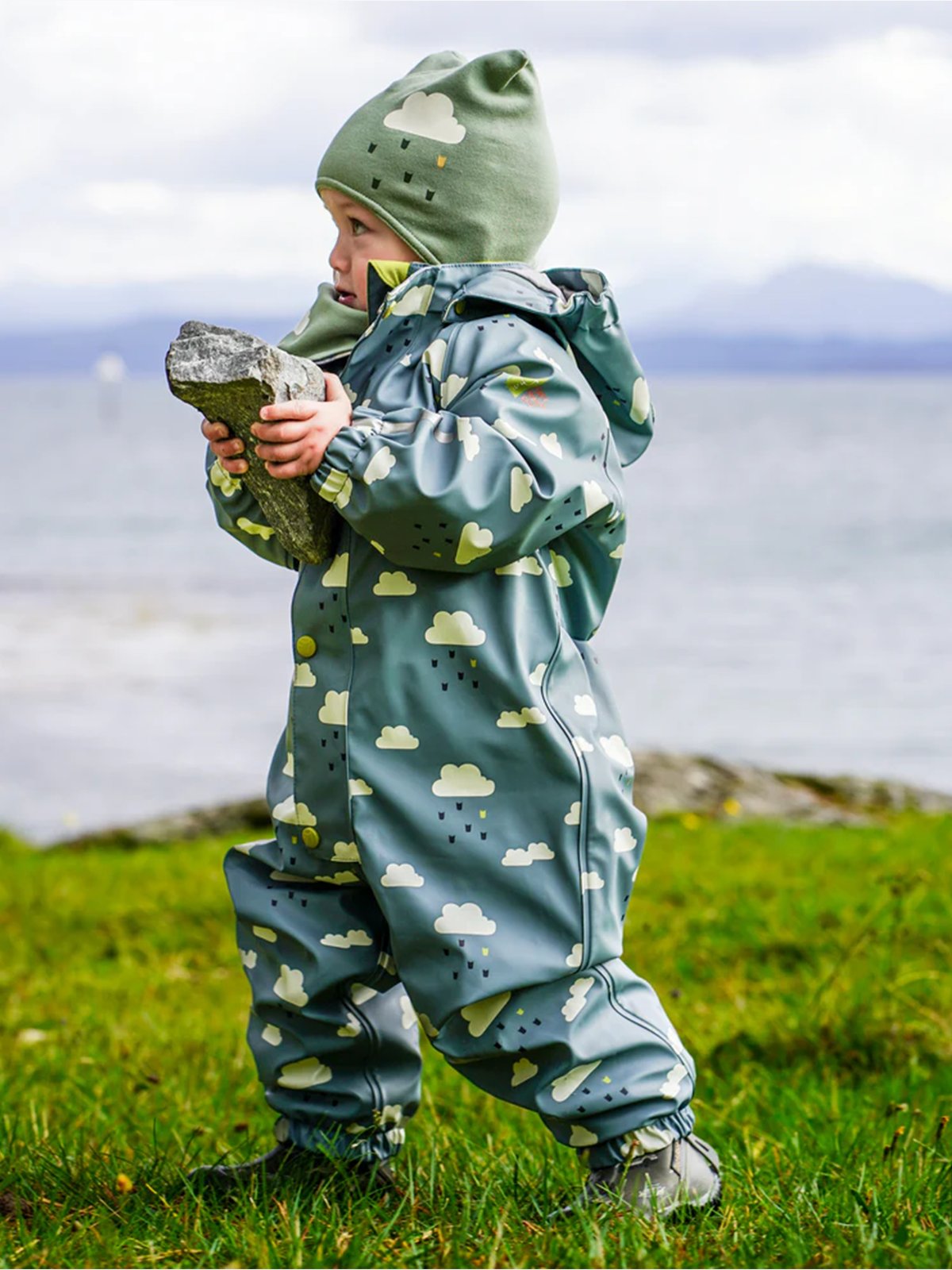 Kattnakken Regndress Baby Vêret Blåfjell