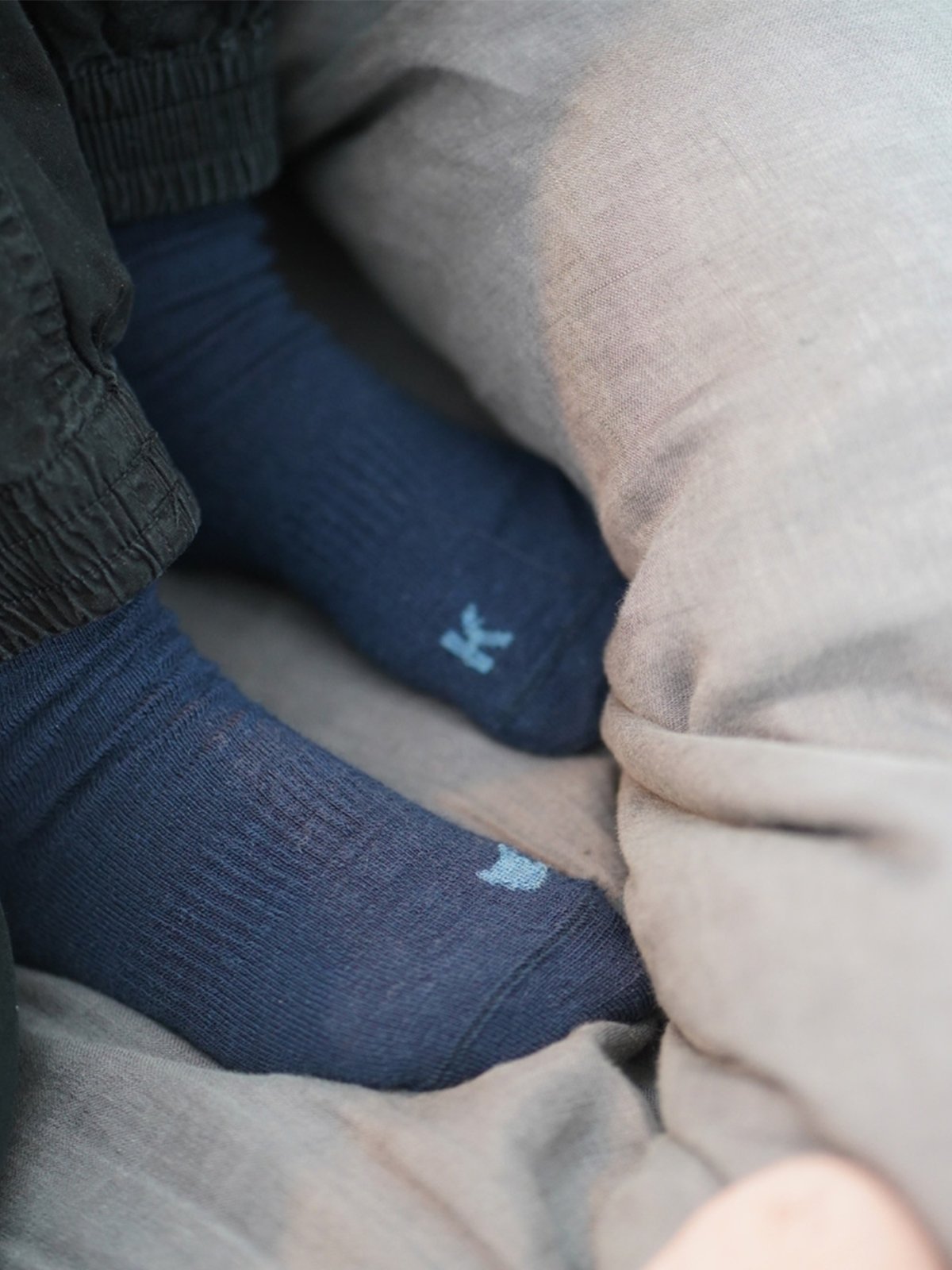 Kattnakken Ullsokker antigli tynn 2pk Hav og Himmel