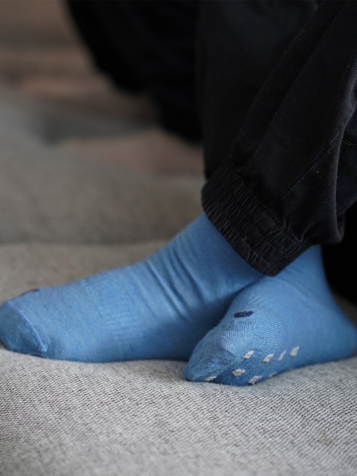 Kattnakken Ullsokker antigli tynn 2pk Hav og Himmel