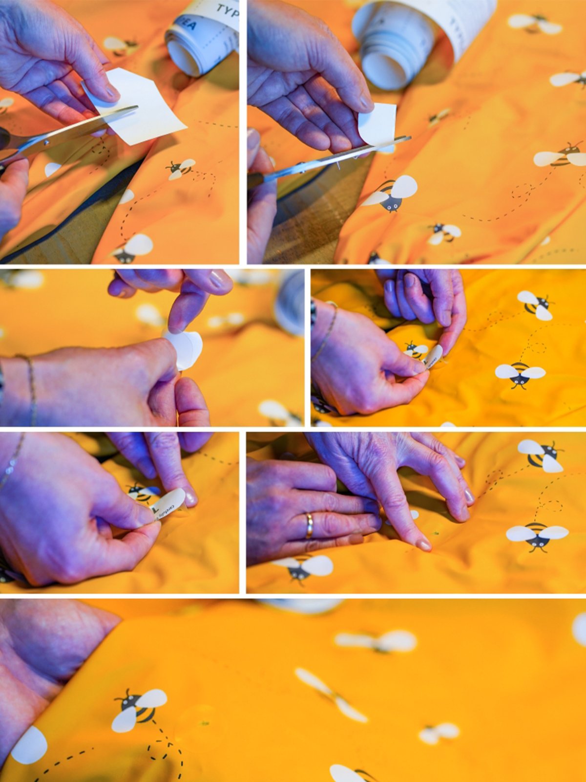 Kattnakken Reparasjonslapper til regntøy Transparent