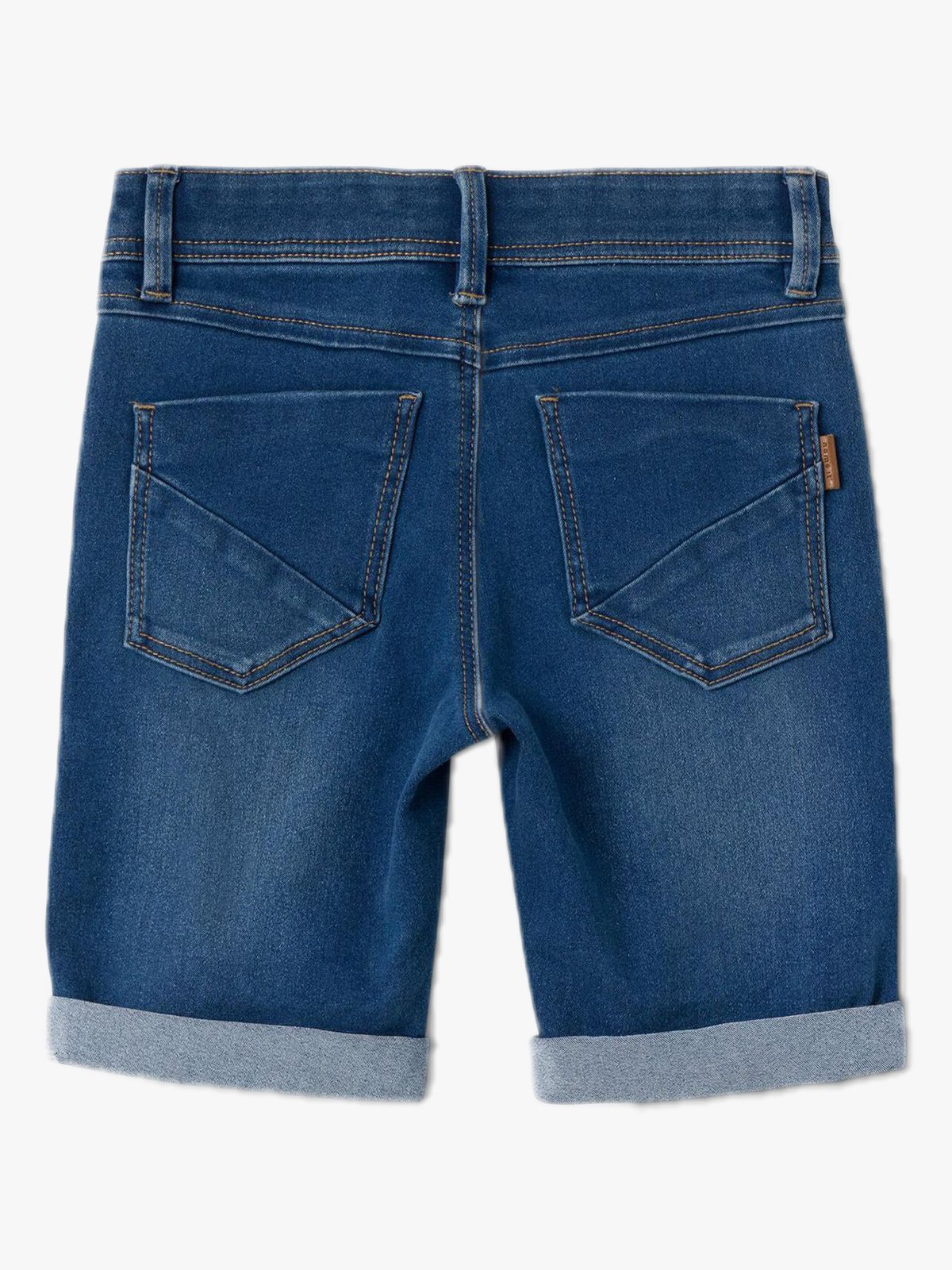 Name It Silas Slim Denim Long Shorts Medium Blue Denim