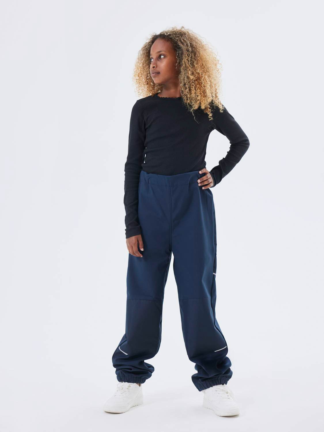 Name It Alfa Pant Solid Dark Sapphire