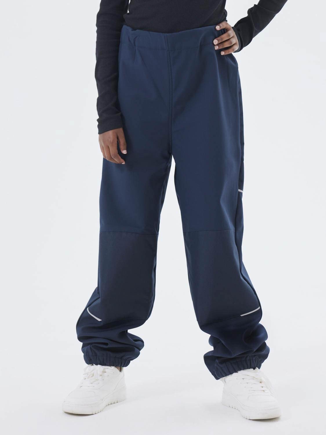 Name It Alfa Pant Solid Dark Sapphire