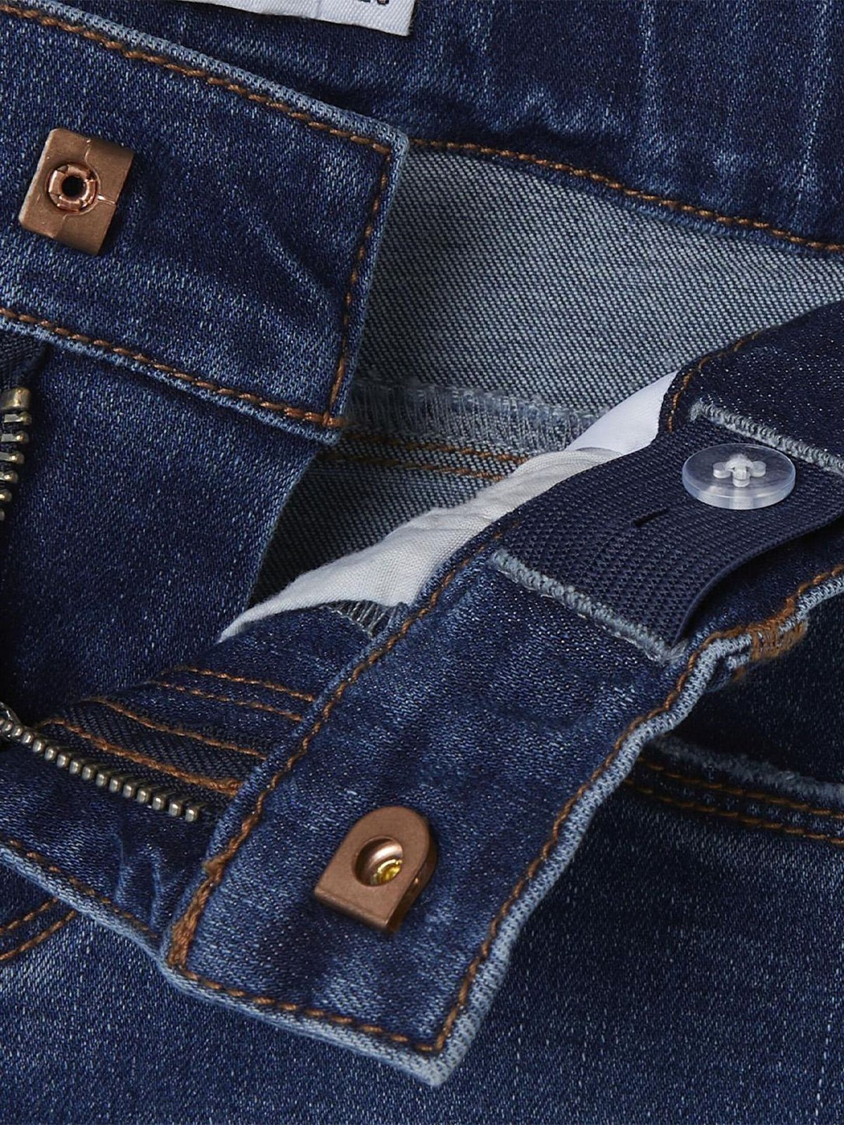 Name It Salli Slim Denim Shorts Dark Blue Denim