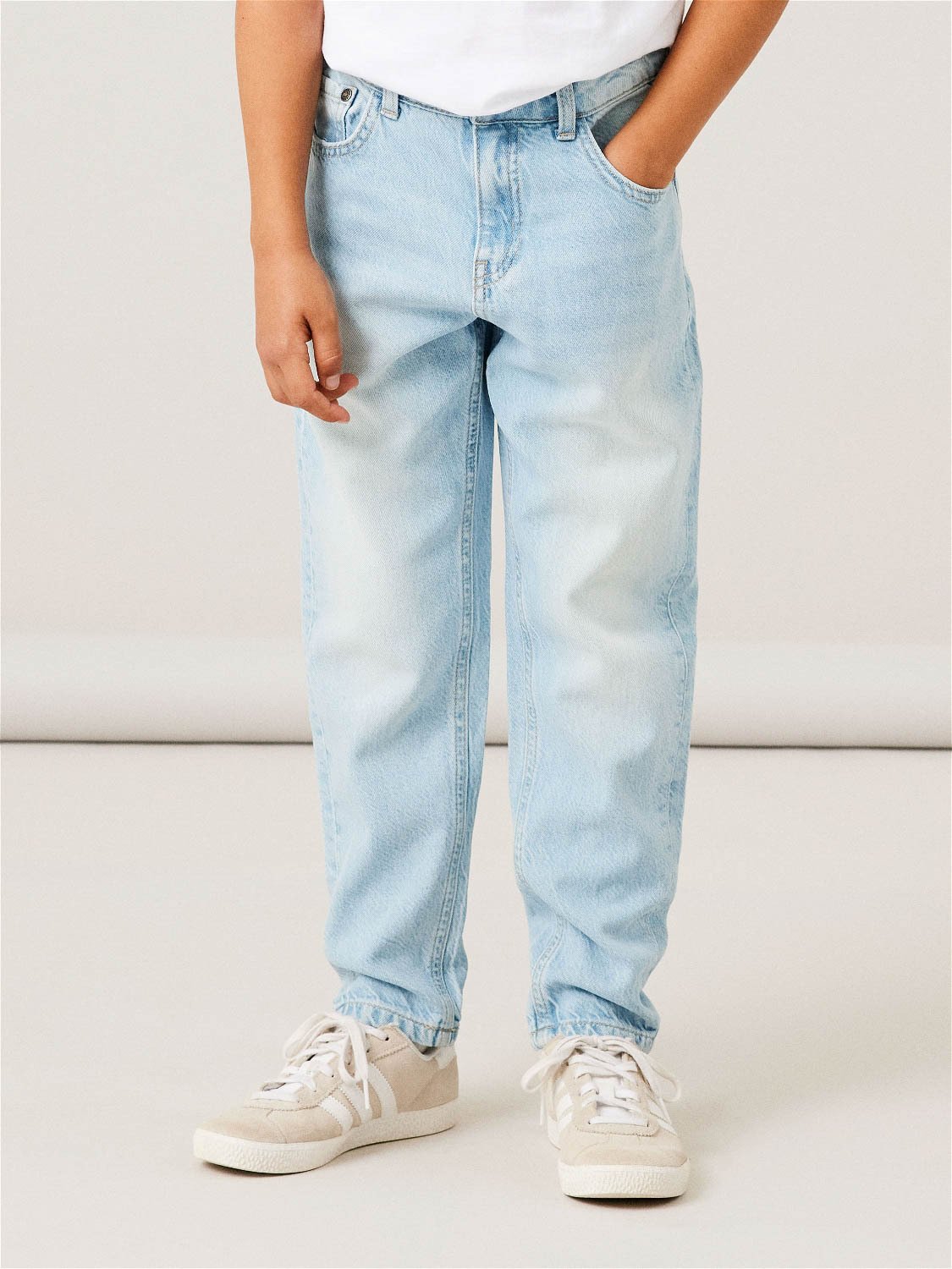 Name It Ben Tapered Jeans Light Blue Denim