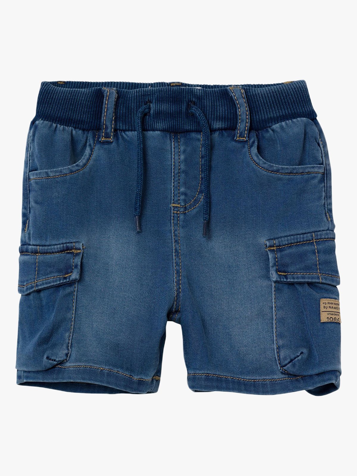 Name It Ben Baggy Denim Shorts Medium Blue Denim