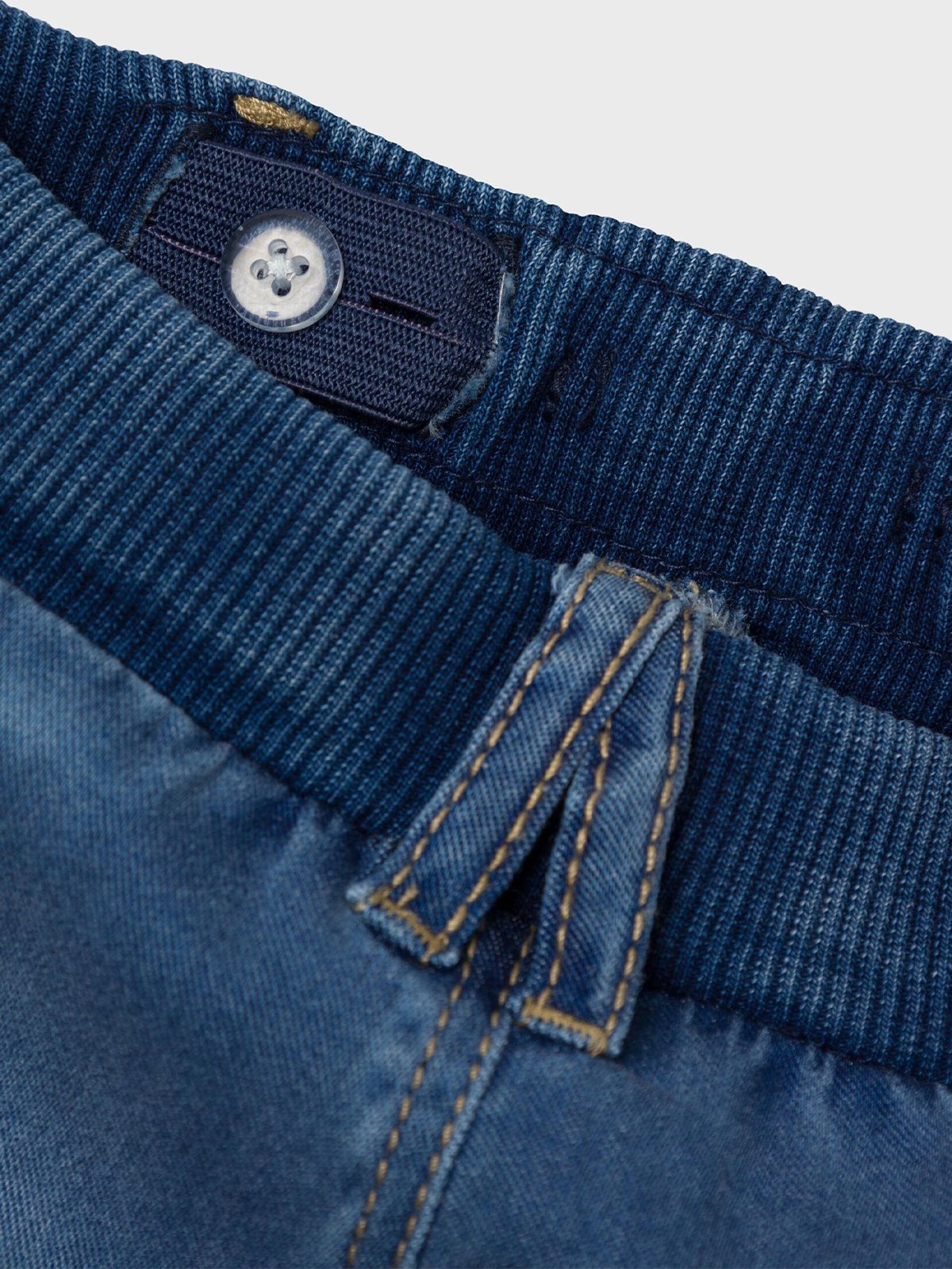 Name It Ben Baggy Denim Shorts Medium Blue Denim