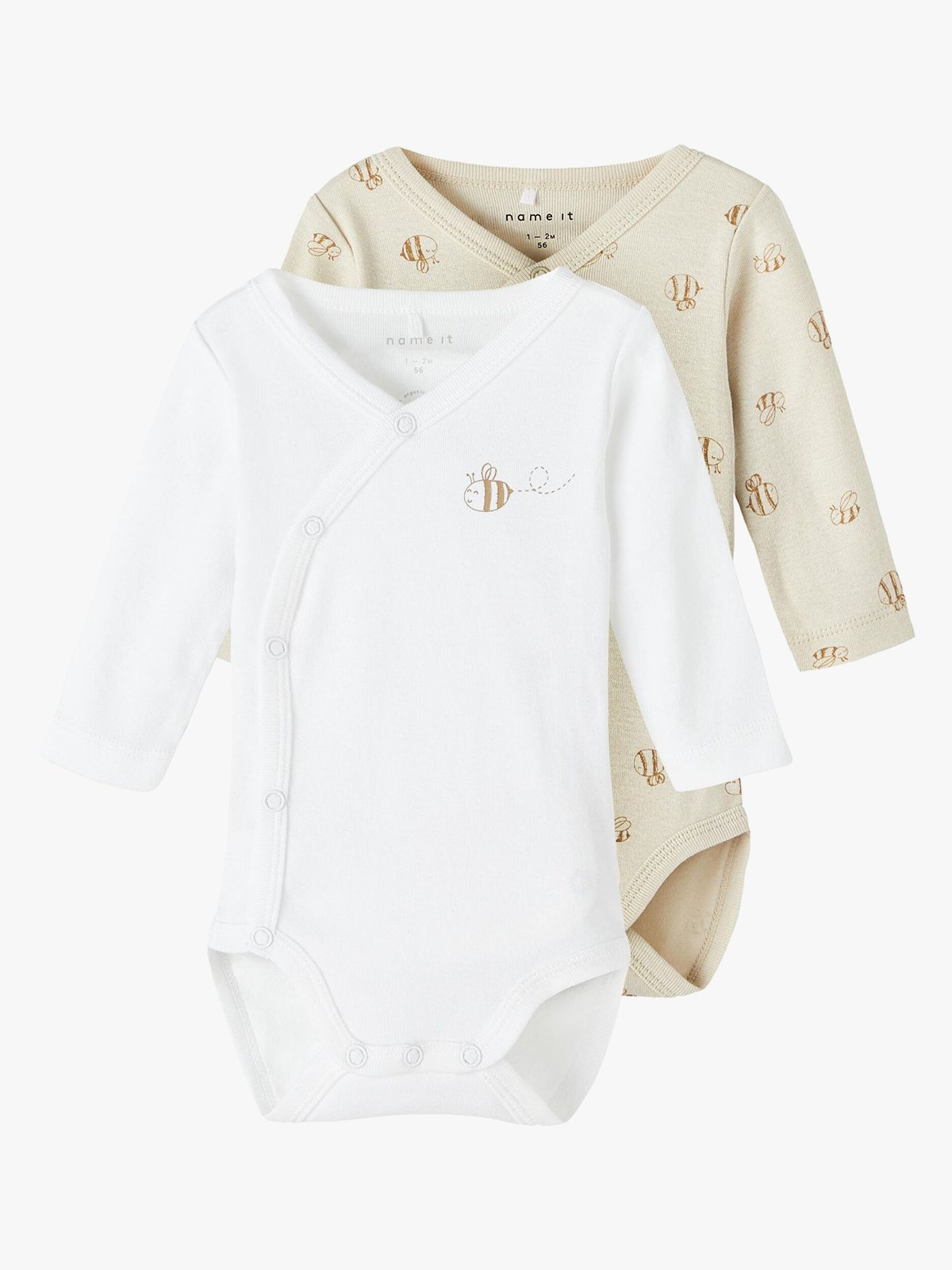 Name It Body 2-Pack Long Sleeve Wrap Rainy Day Bee Rainy Day