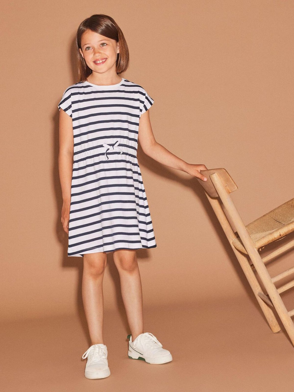 Name It Mie Short Sleeve Dress Dark Sapphire