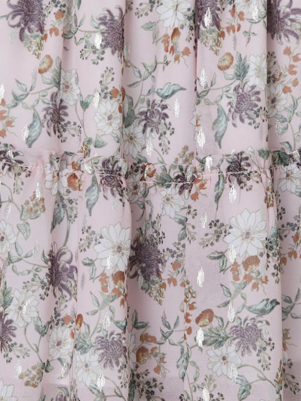 Name It Hiflora Short Sleeve Dress Pink Lady