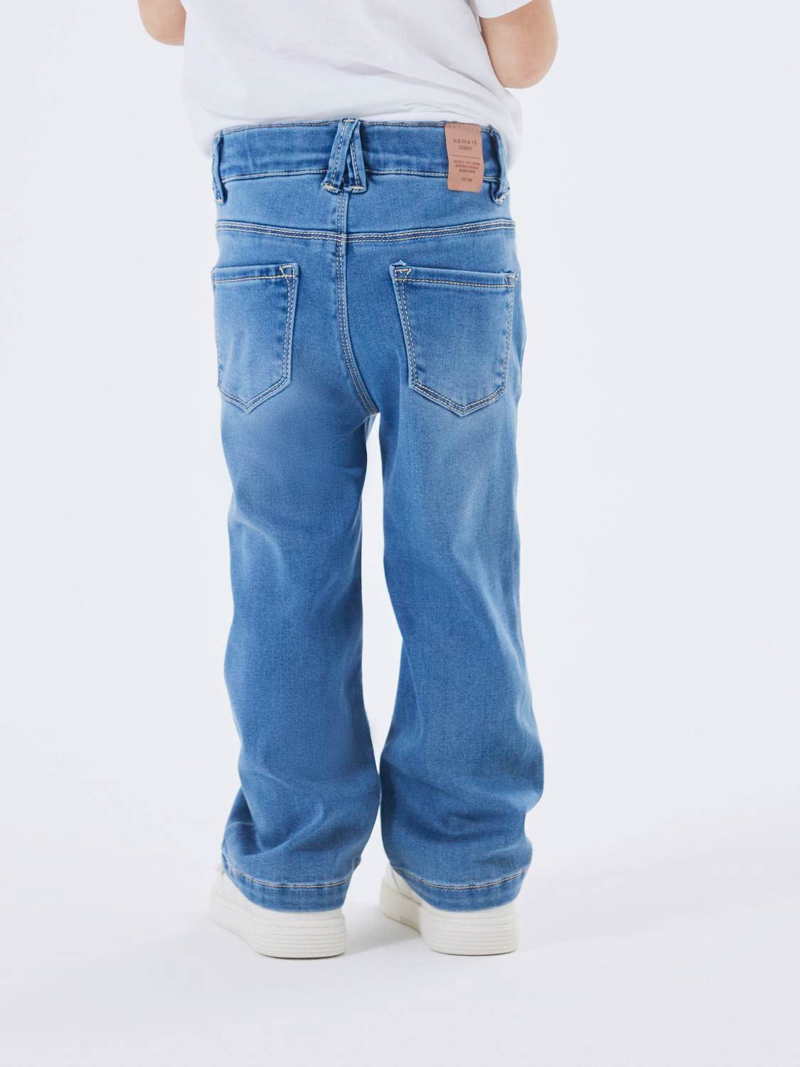 Name It Salli Bootcut Jeans Light Blue Denim