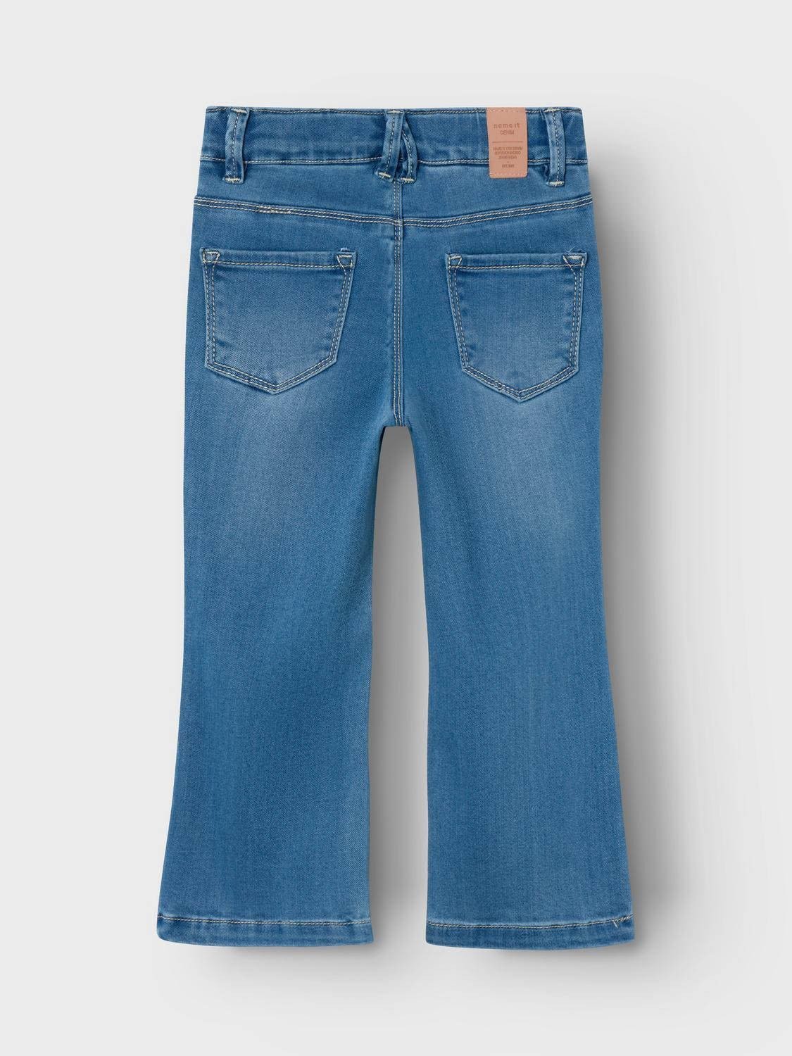 Name It Salli Bootcut Jeans Light Blue Denim