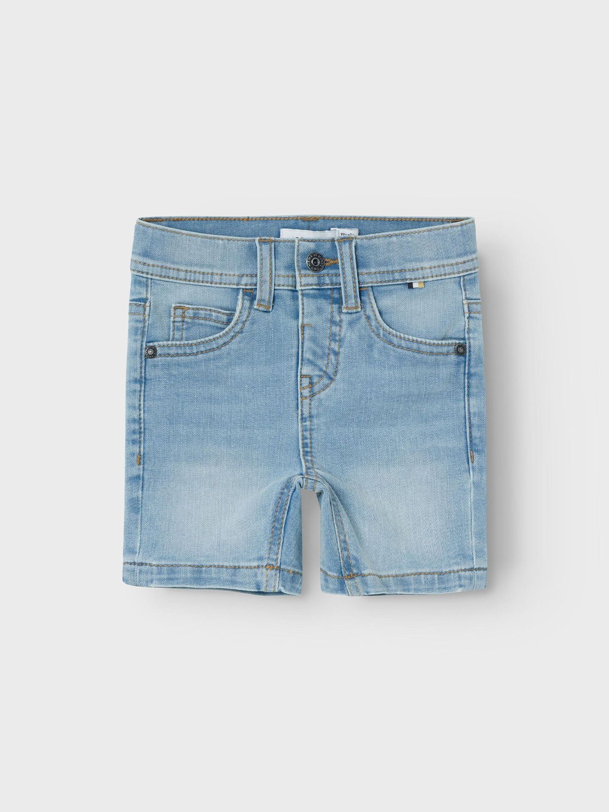 Name It Silas Slim L Denim Shorts Light Blue Denim