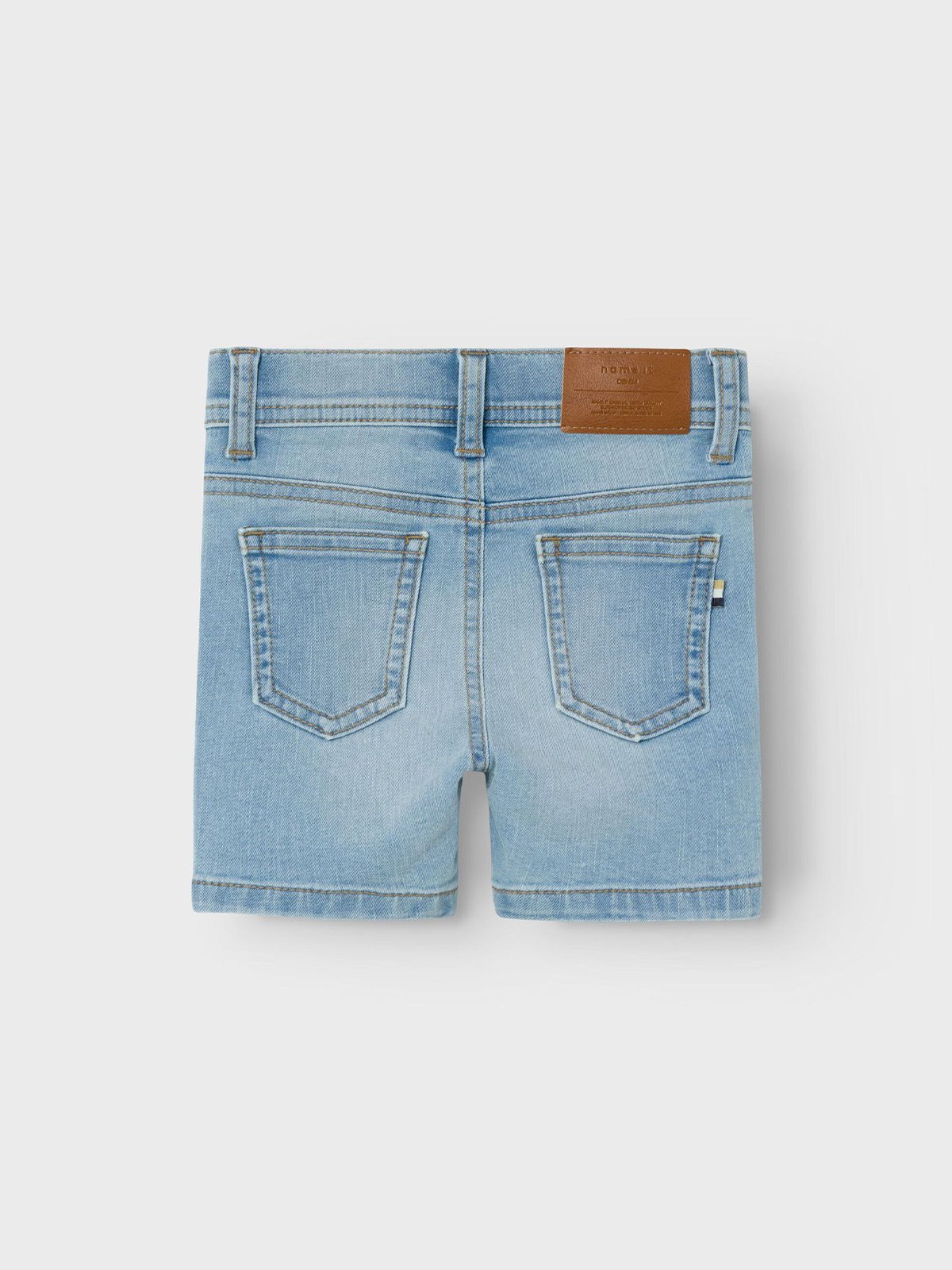 Name It Silas Slim L Denim Shorts Light Blue Denim