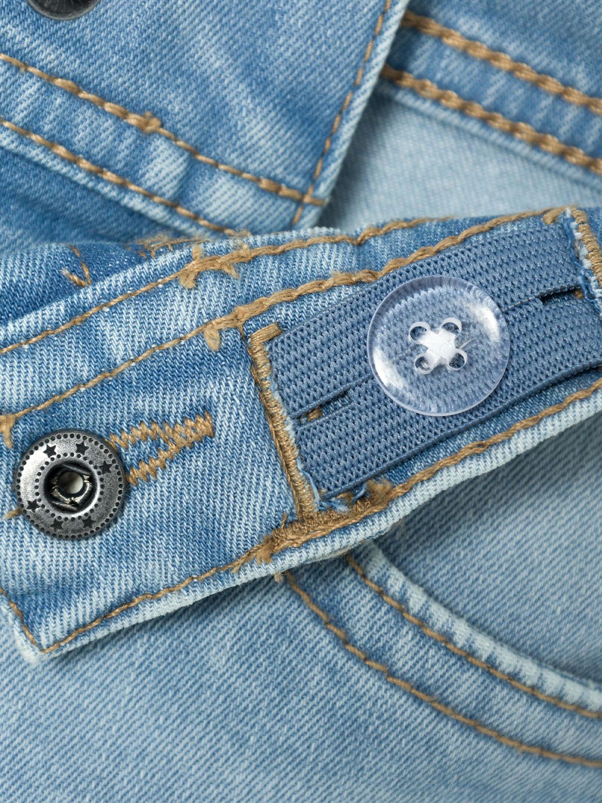Name It Silas Slim L Denim Shorts Light Blue Denim
