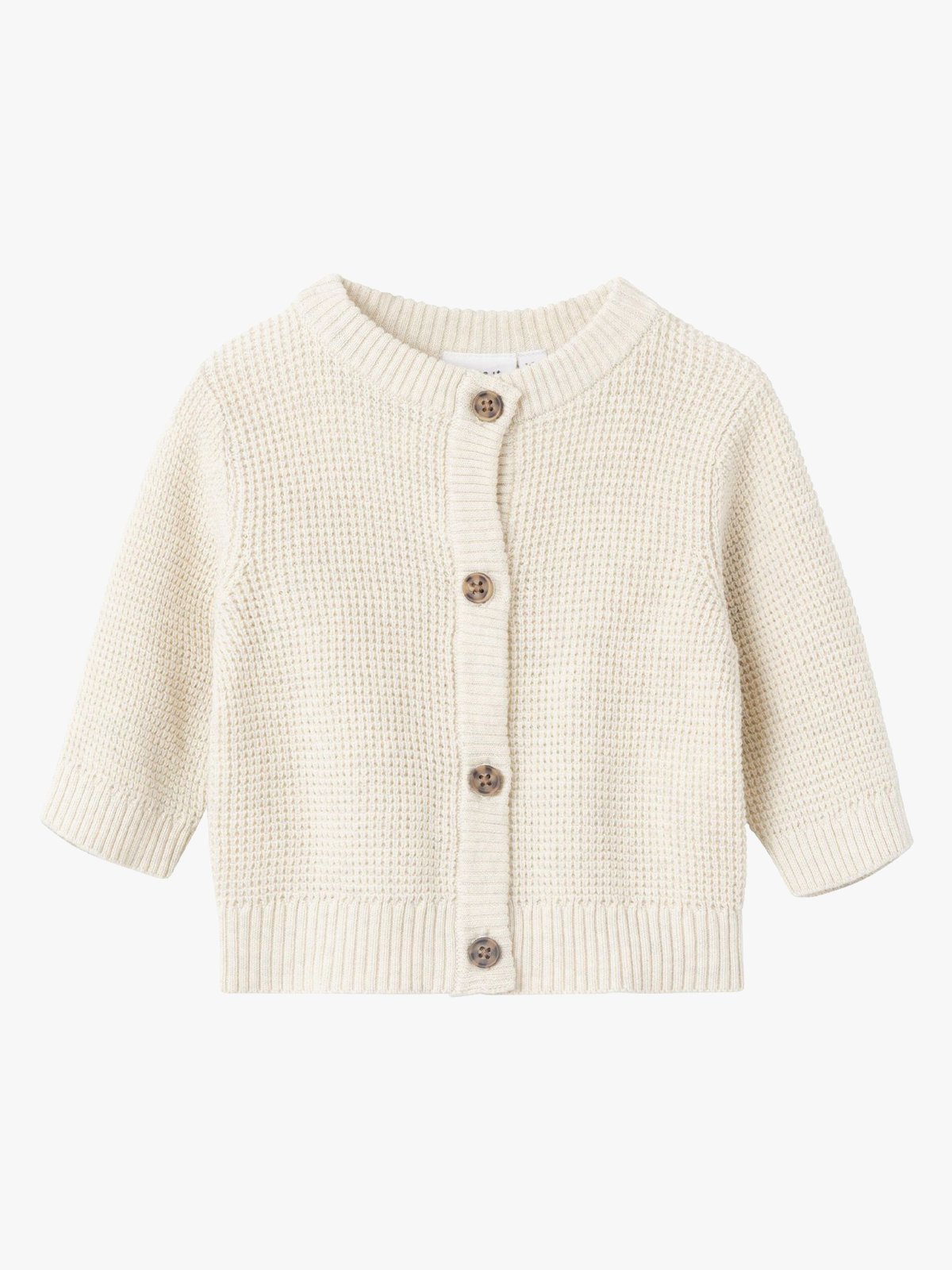 Name It Bubba Long Sleeve Knit Cardigan Peyote Melange