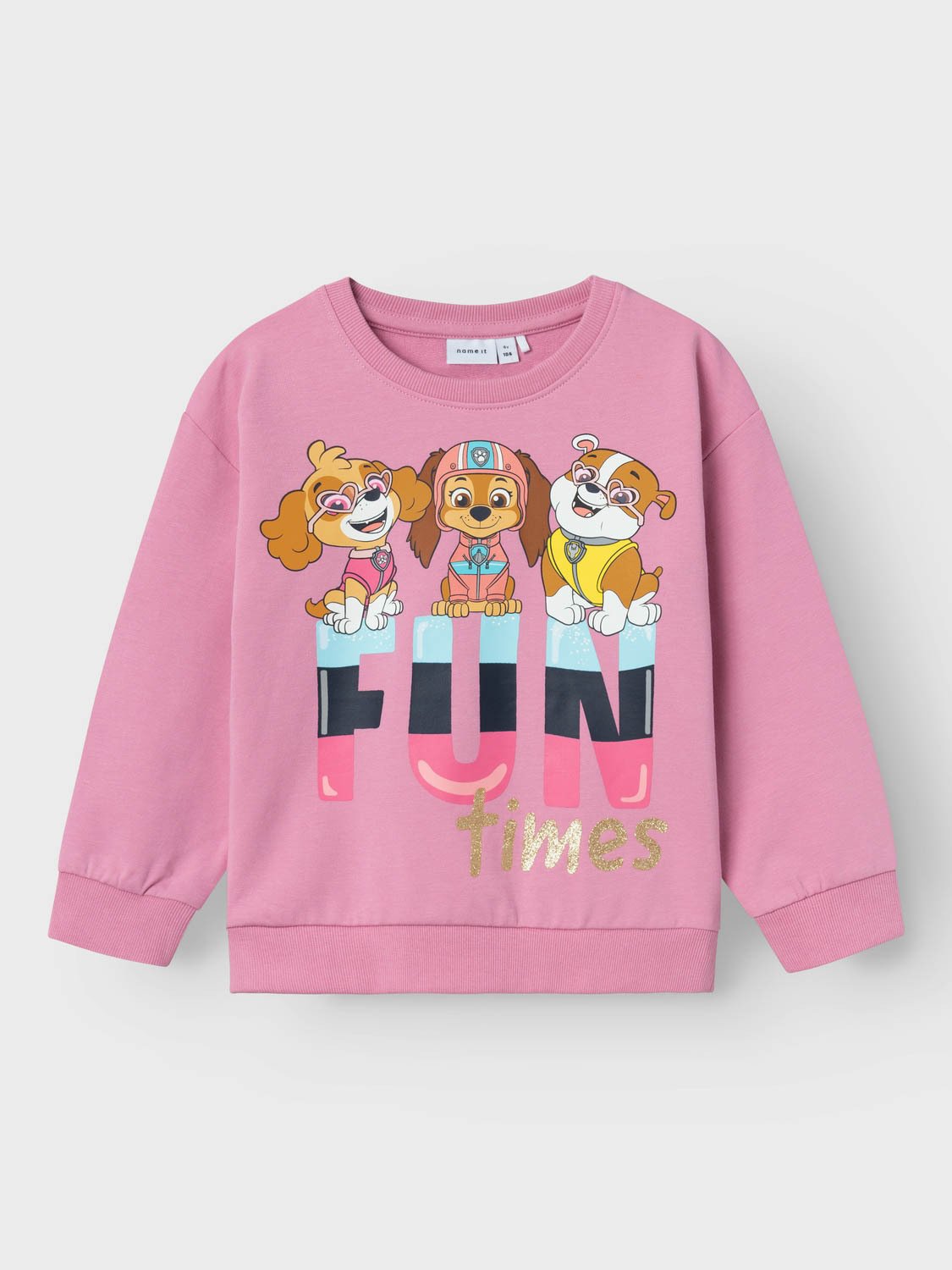 Name It Fula Pawpatrol Loose Sweat Cashmere Rose