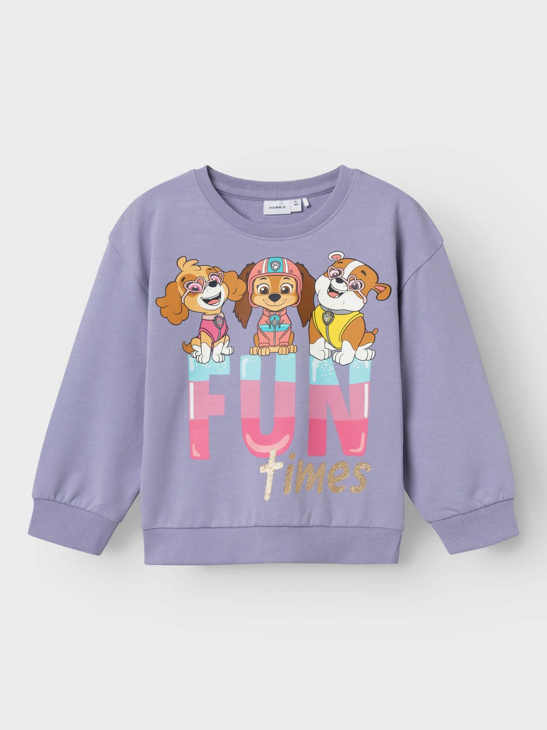 Name It Fula Pawpatrol Loose Sweat Heirloom Lilac