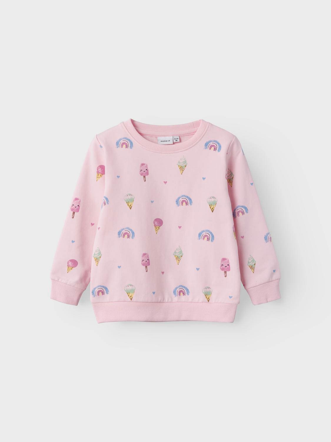 Name It Fransia Light Sweat Unb Parfait Pink
