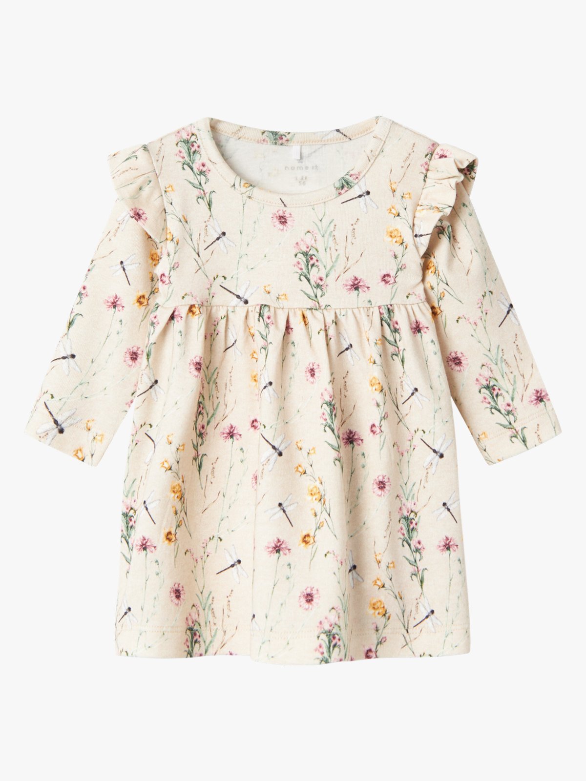 Name It Hanina M Long Sleeve Dress Peyote Melange