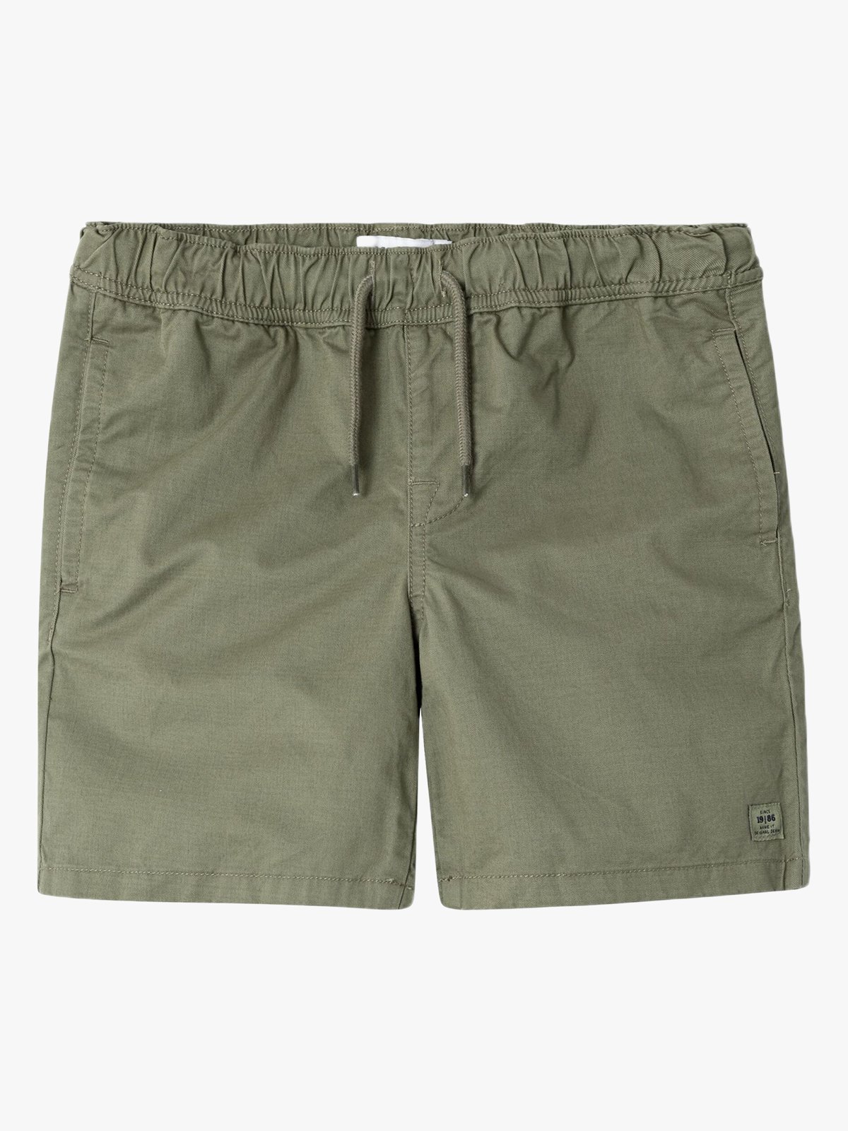 Name It Ryan Jog L Twill Shorts Oil Green