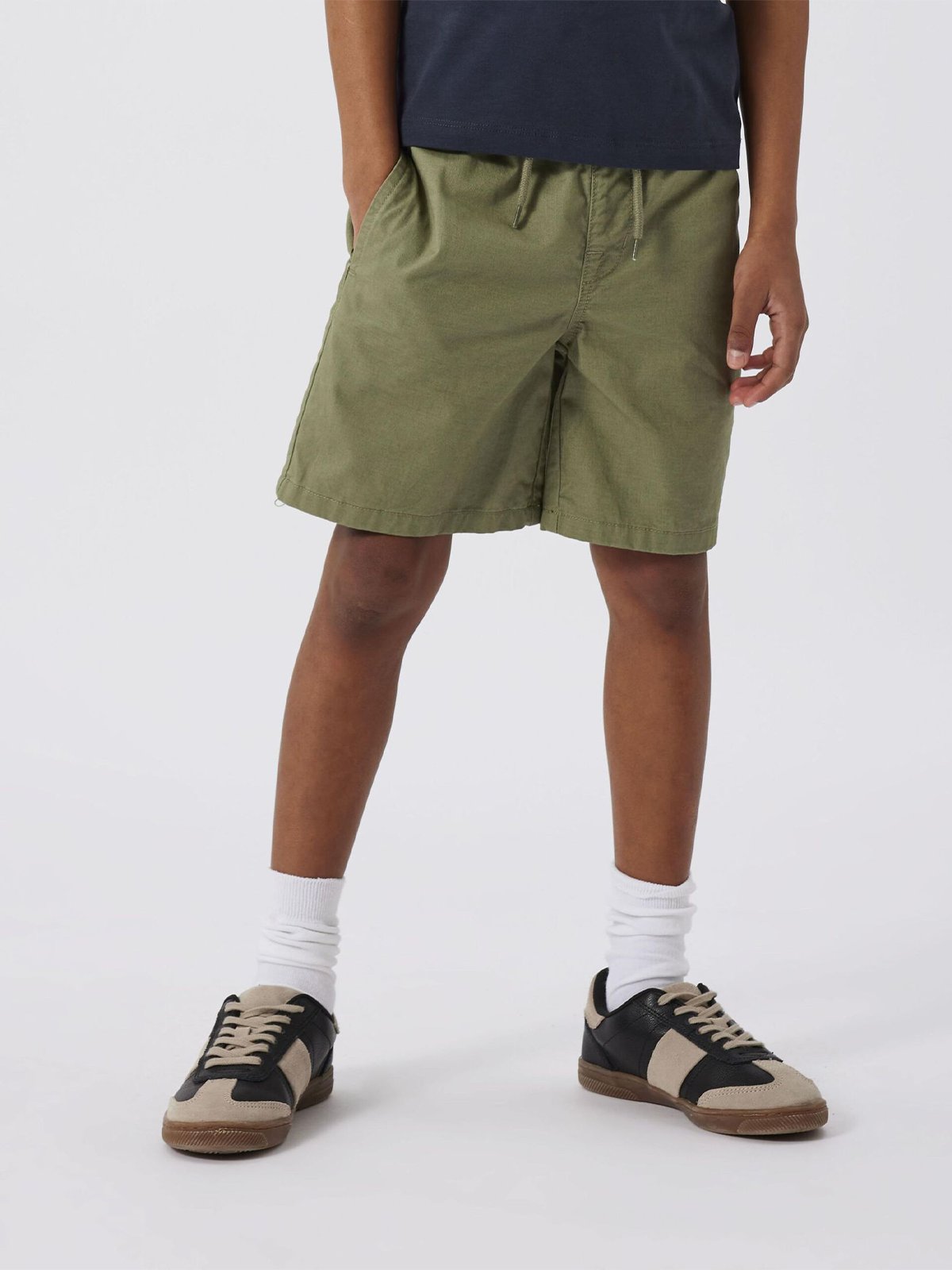 Name It Ryan Jog L Twill Shorts Oil Green