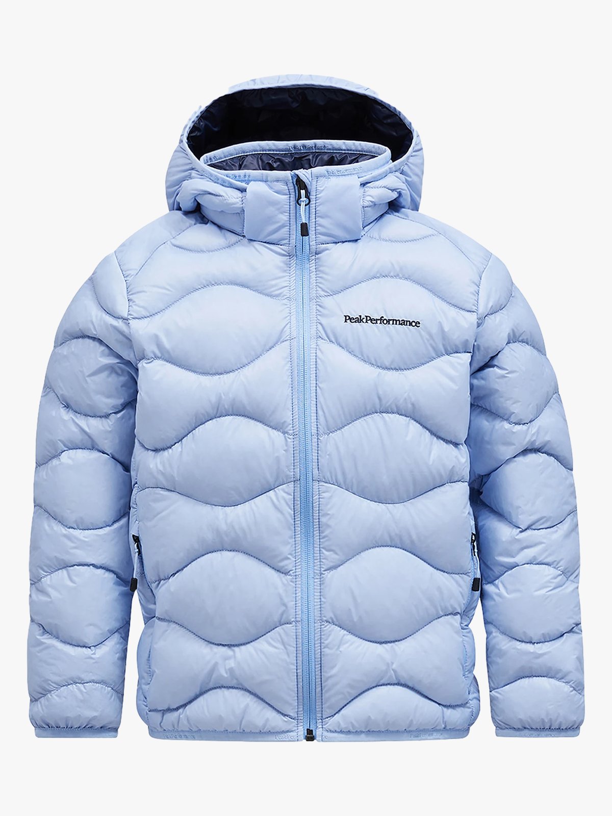 Peak Performance Jr Helium Down Hood Jacket Amity Blue / Blue Shadow