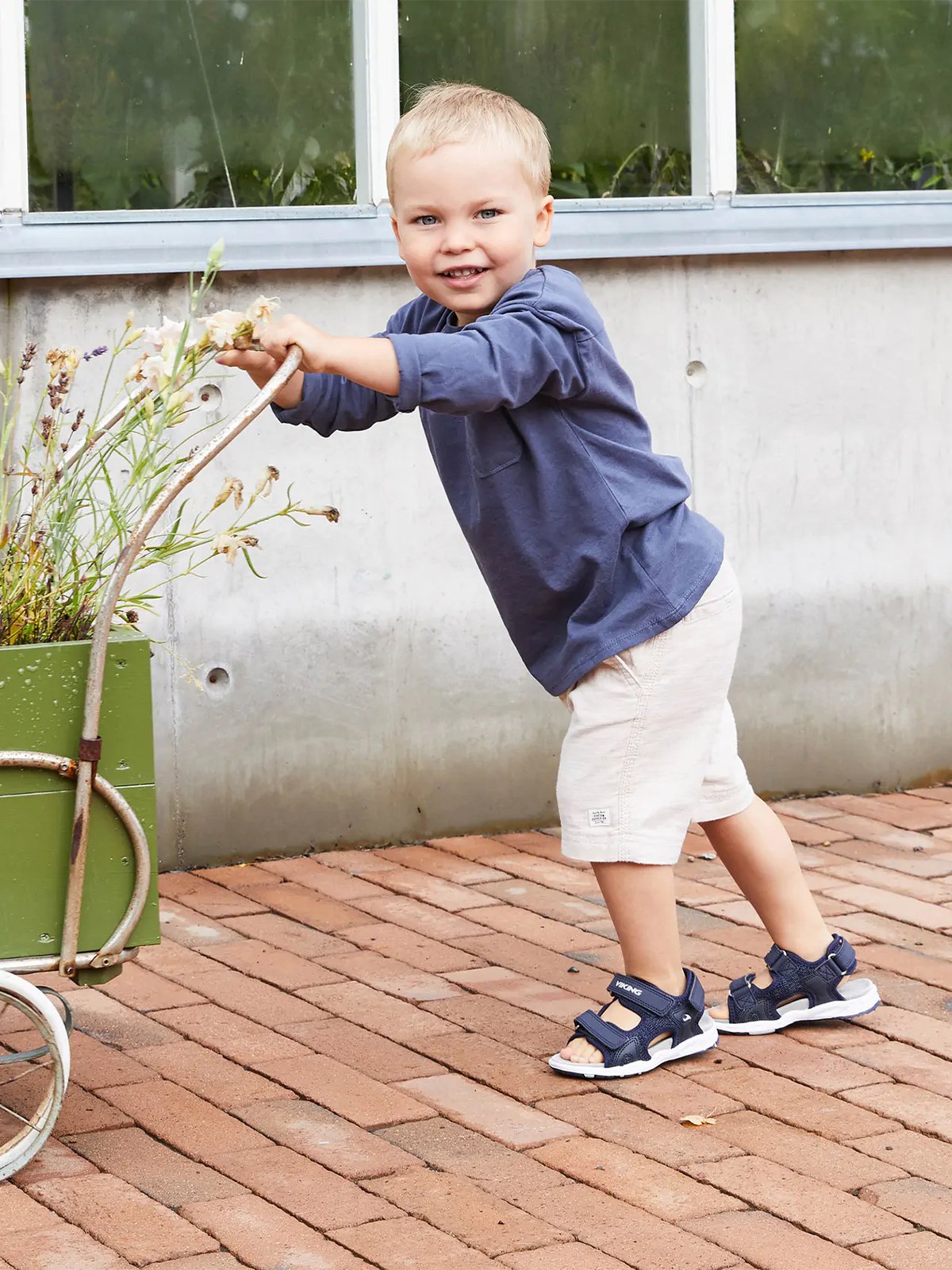 Viking Anchor Sandal 3V Navy