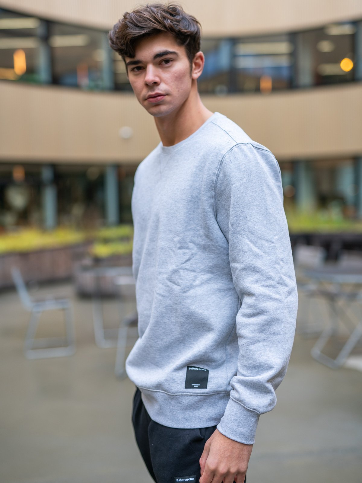 Björn Borg Centre Crew Light Grey Melange