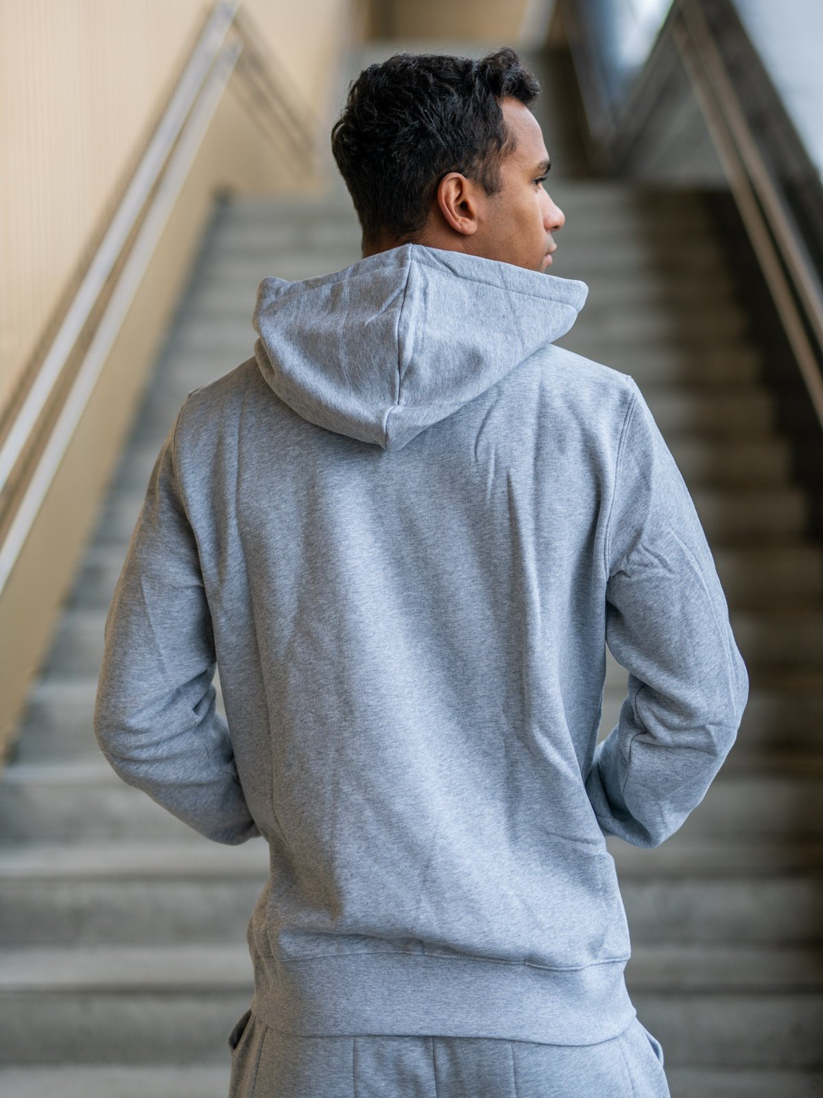 Björn Borg Centre Hood Light Grey Melange