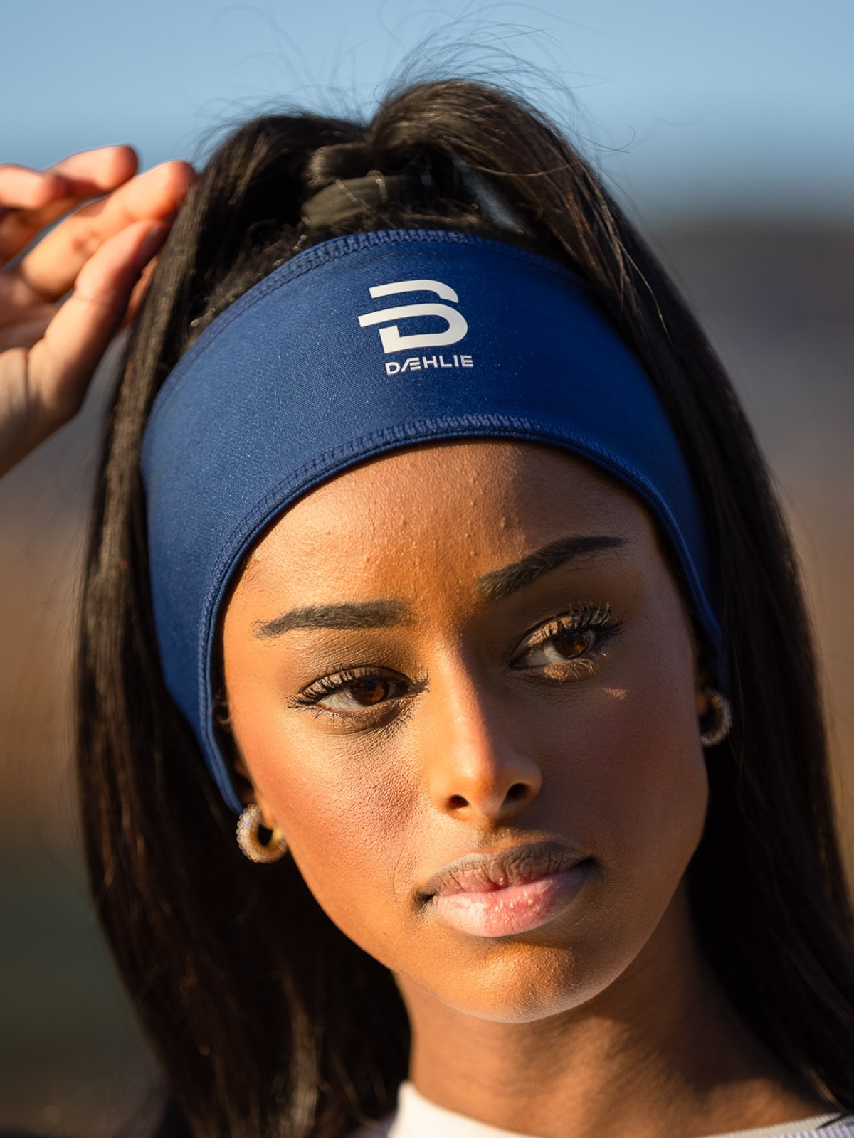 Dæhlie Headband Polyknit Estate Blue