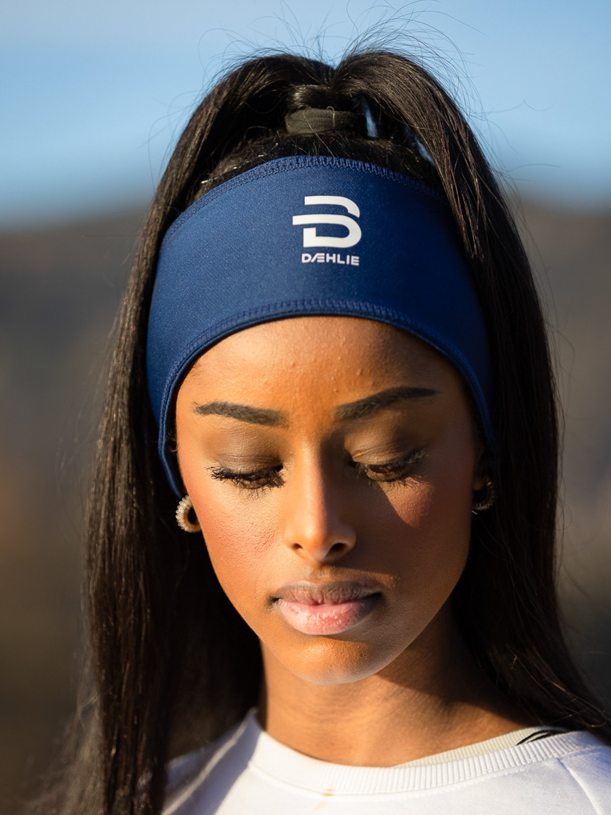 Dæhlie Headband Polyknit Estate Blue