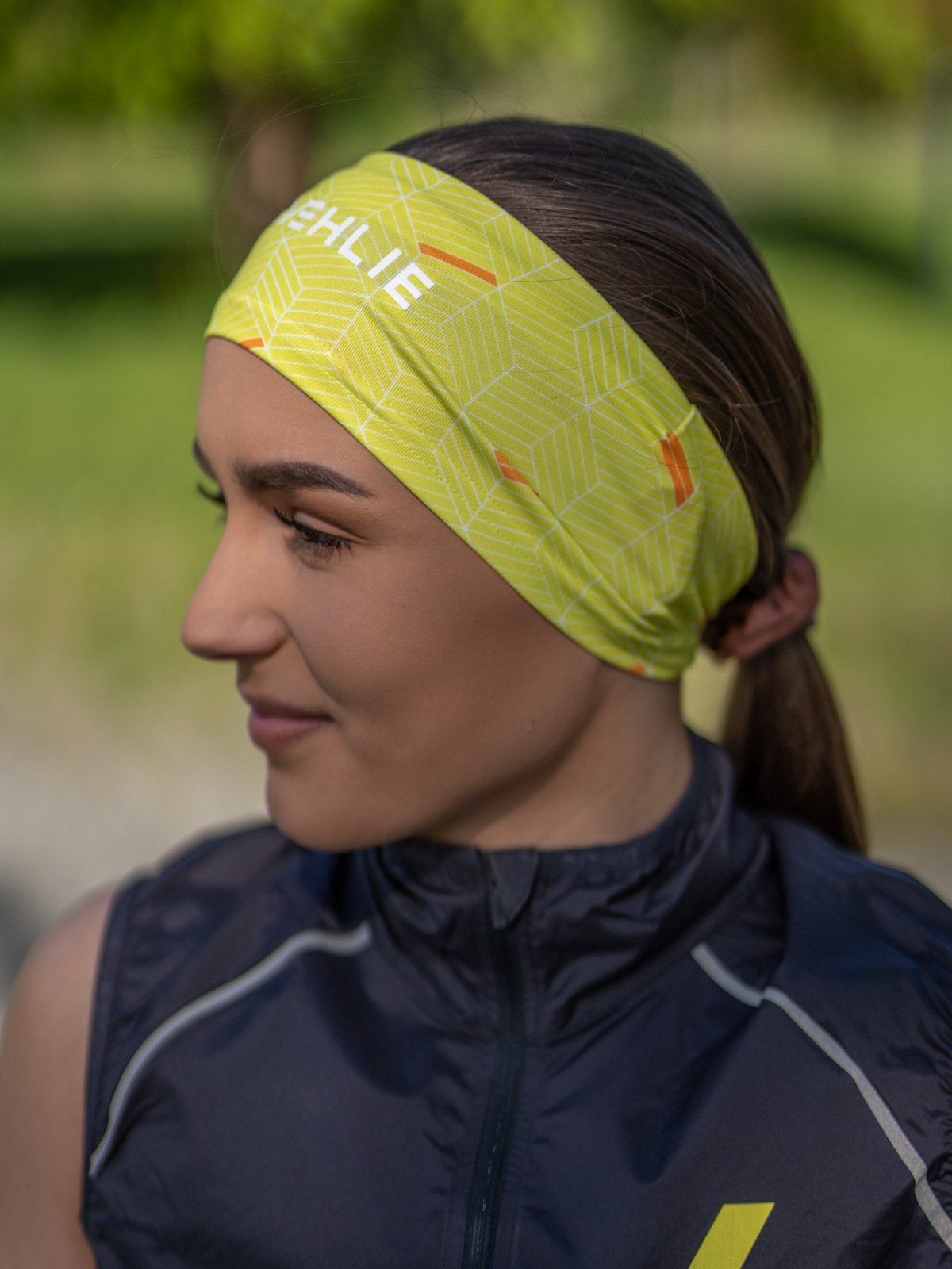 Dæhlie Headband Stride Gul