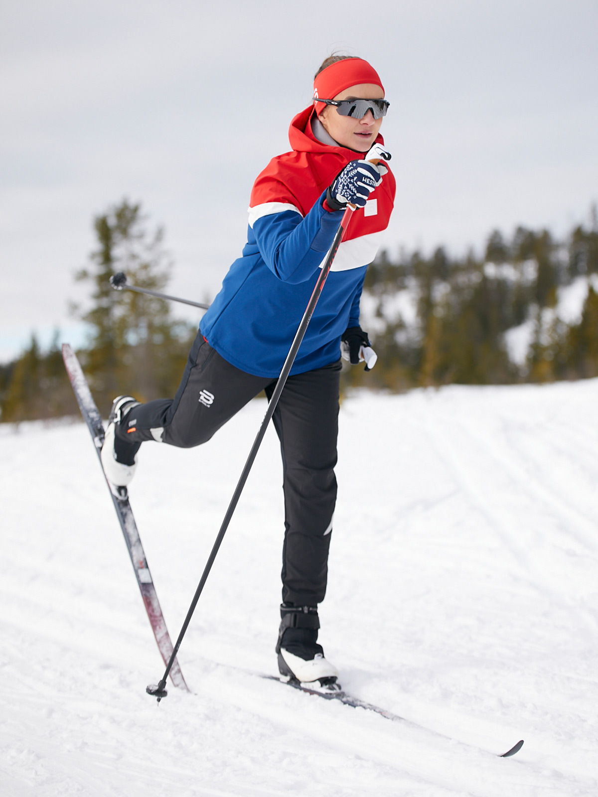 Dæhlie Anorak Kollen Blå og rød
