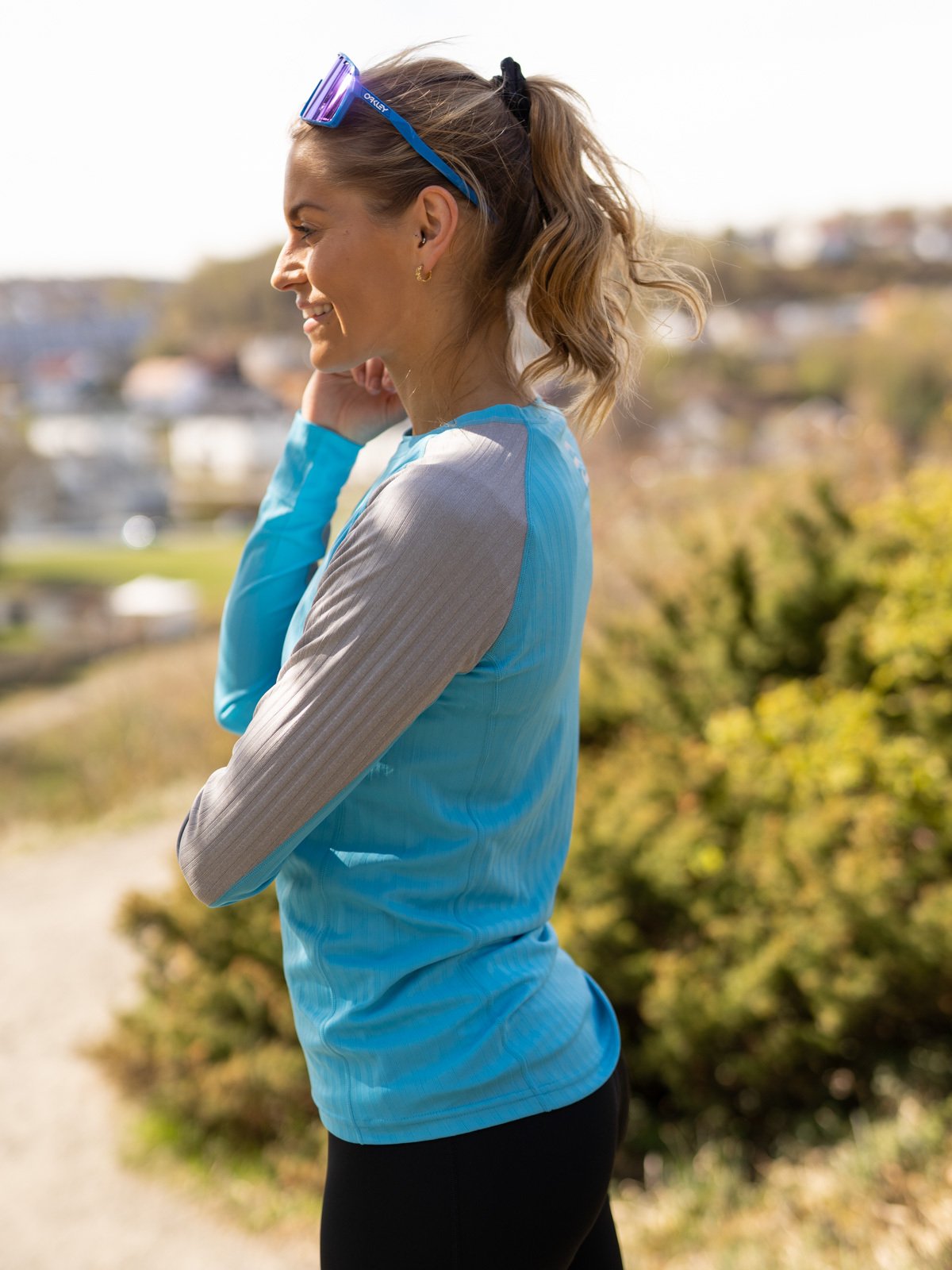 Dæhlie Long Sleeve Stamina Women Aquarius
