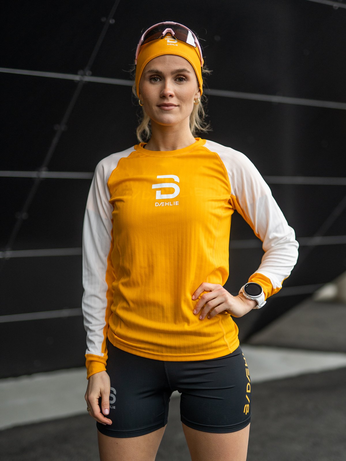 Dæhlie Long Sleeve Stamina Women Radiant Yellow