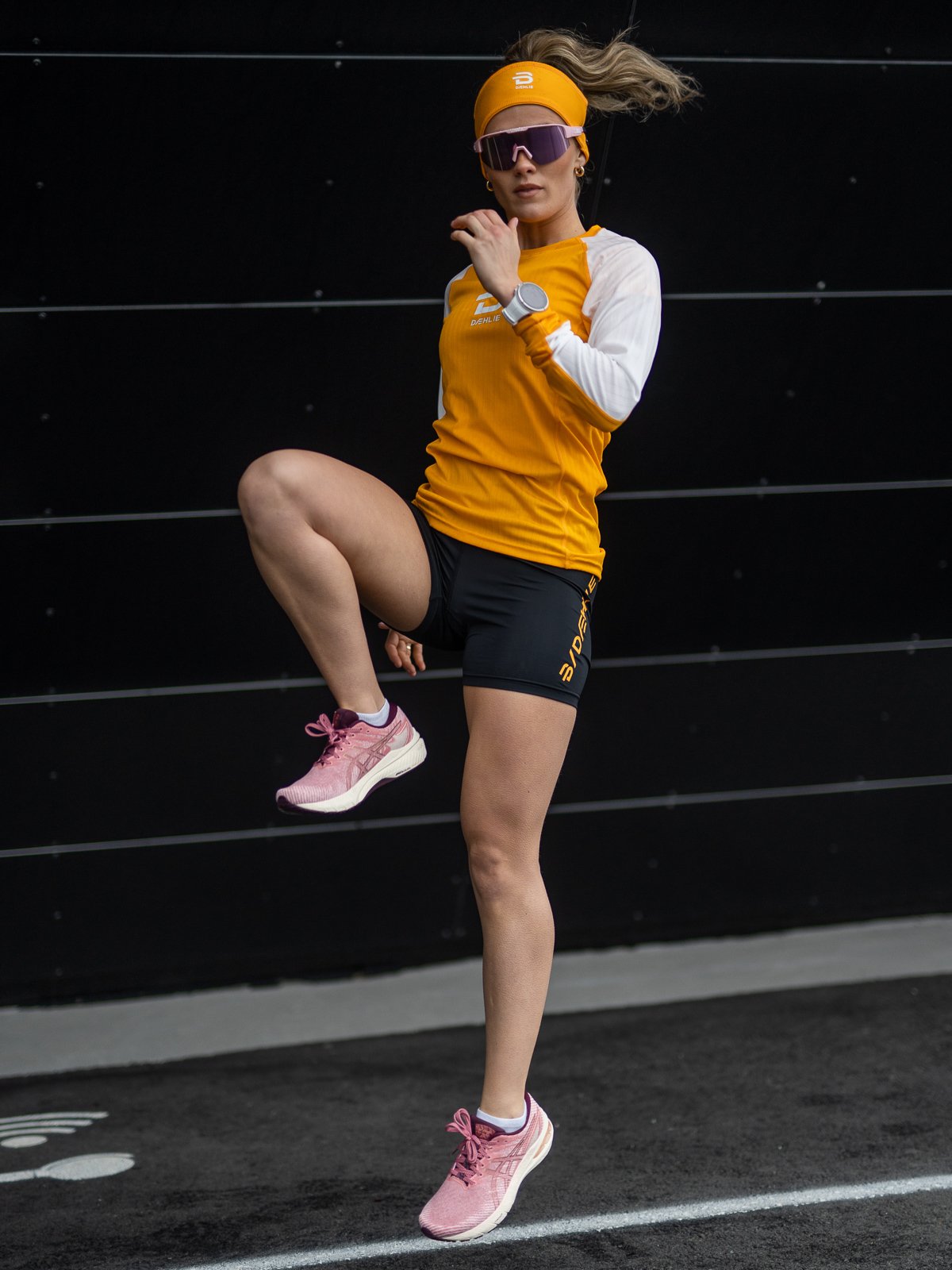 Dæhlie Long Sleeve Stamina Women Radiant Yellow