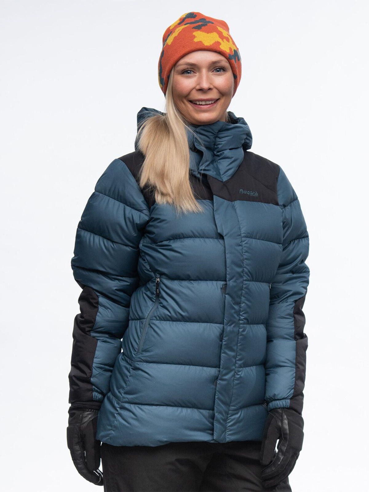 Bergans Røros Trekking Down W Jacket Orion Blue / Black