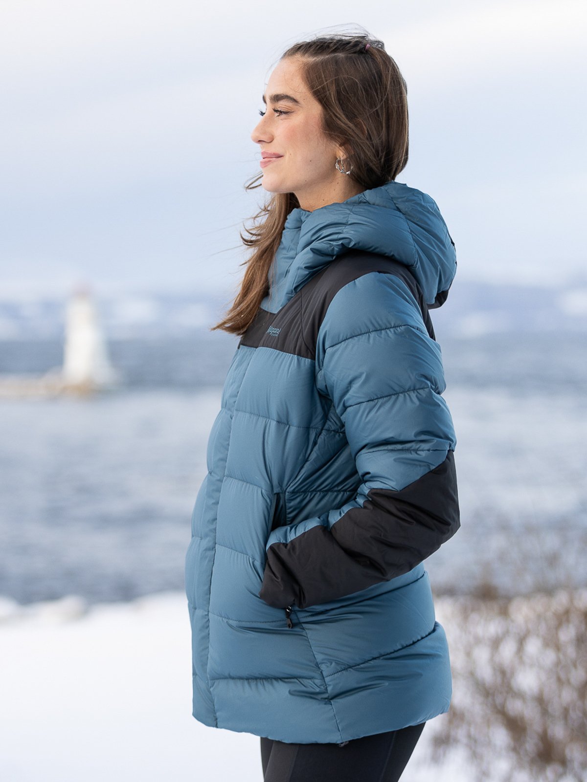 Bergans Røros Trekking Down W Jacket Orion Blue / Black