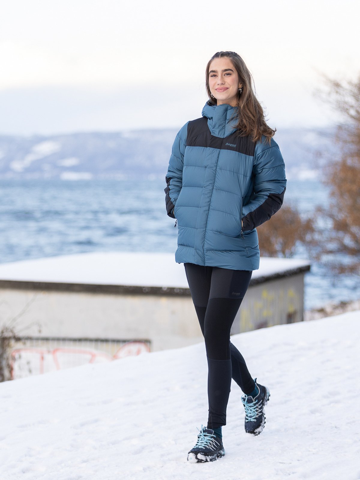 Bergans Røros Trekking Down W Jacket Orion Blue / Black