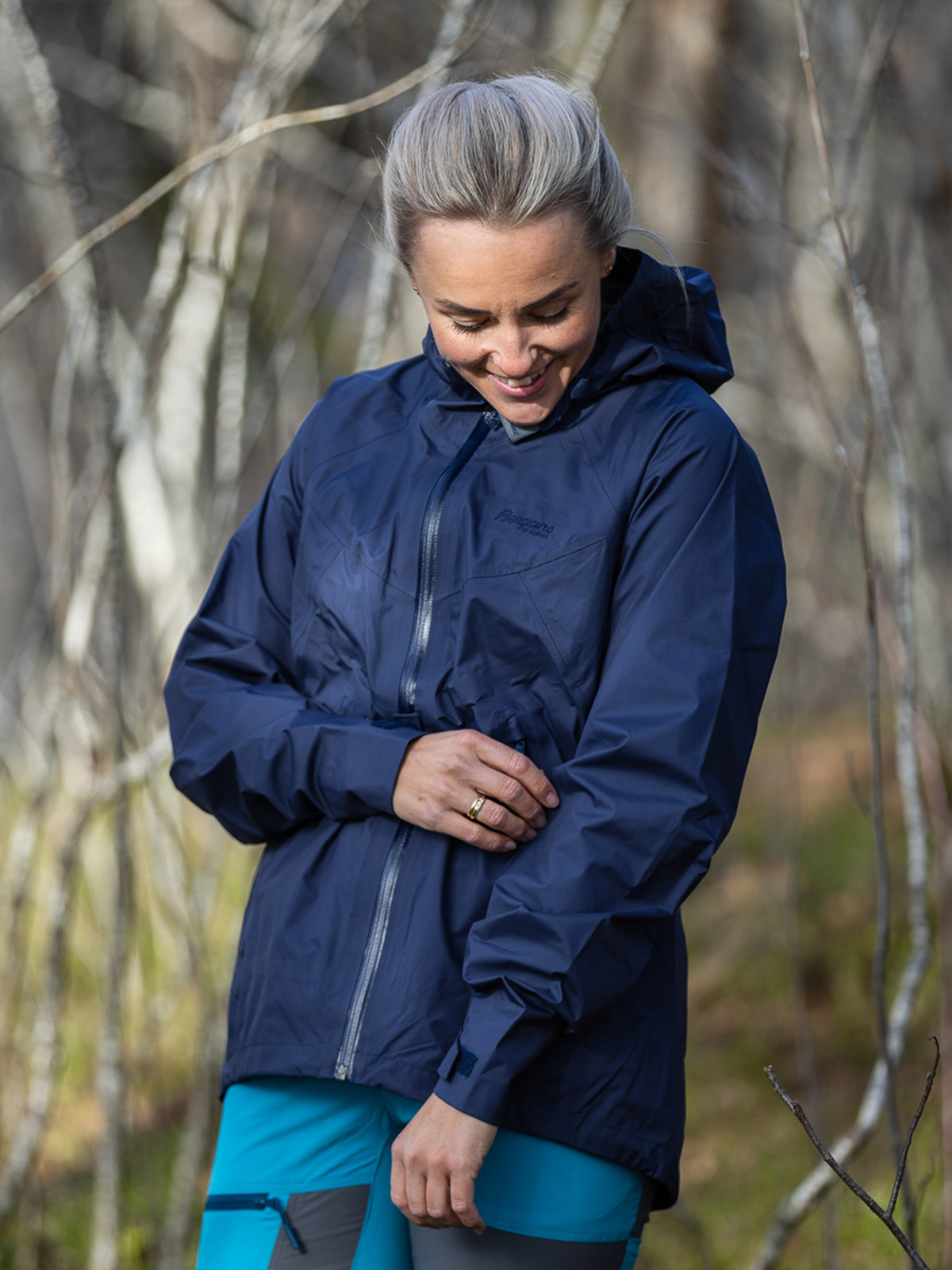 Bergans Letto V2 3L W Jacket Navy Blue