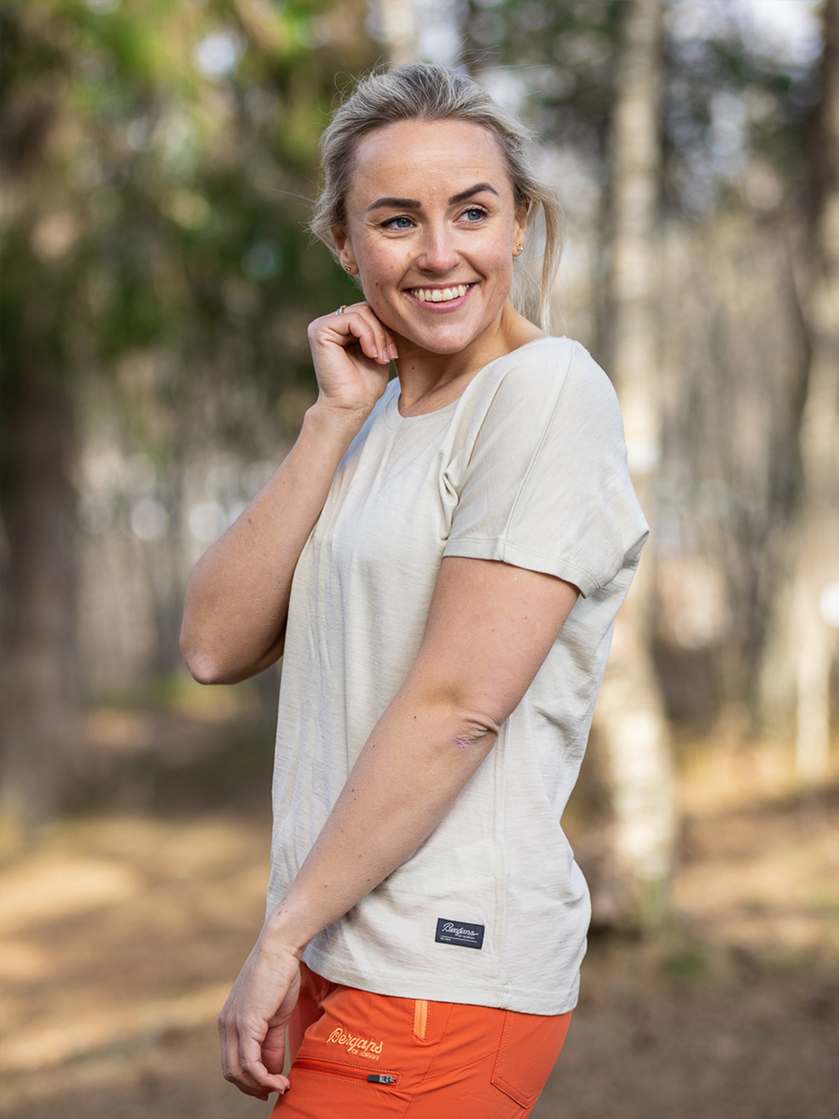 Bergans Urban Wool Tee Chalk Sand