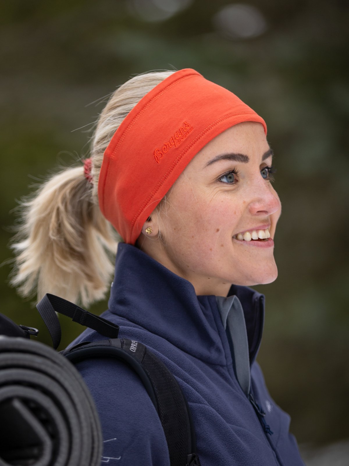 Bergans Cotton Headband Brick