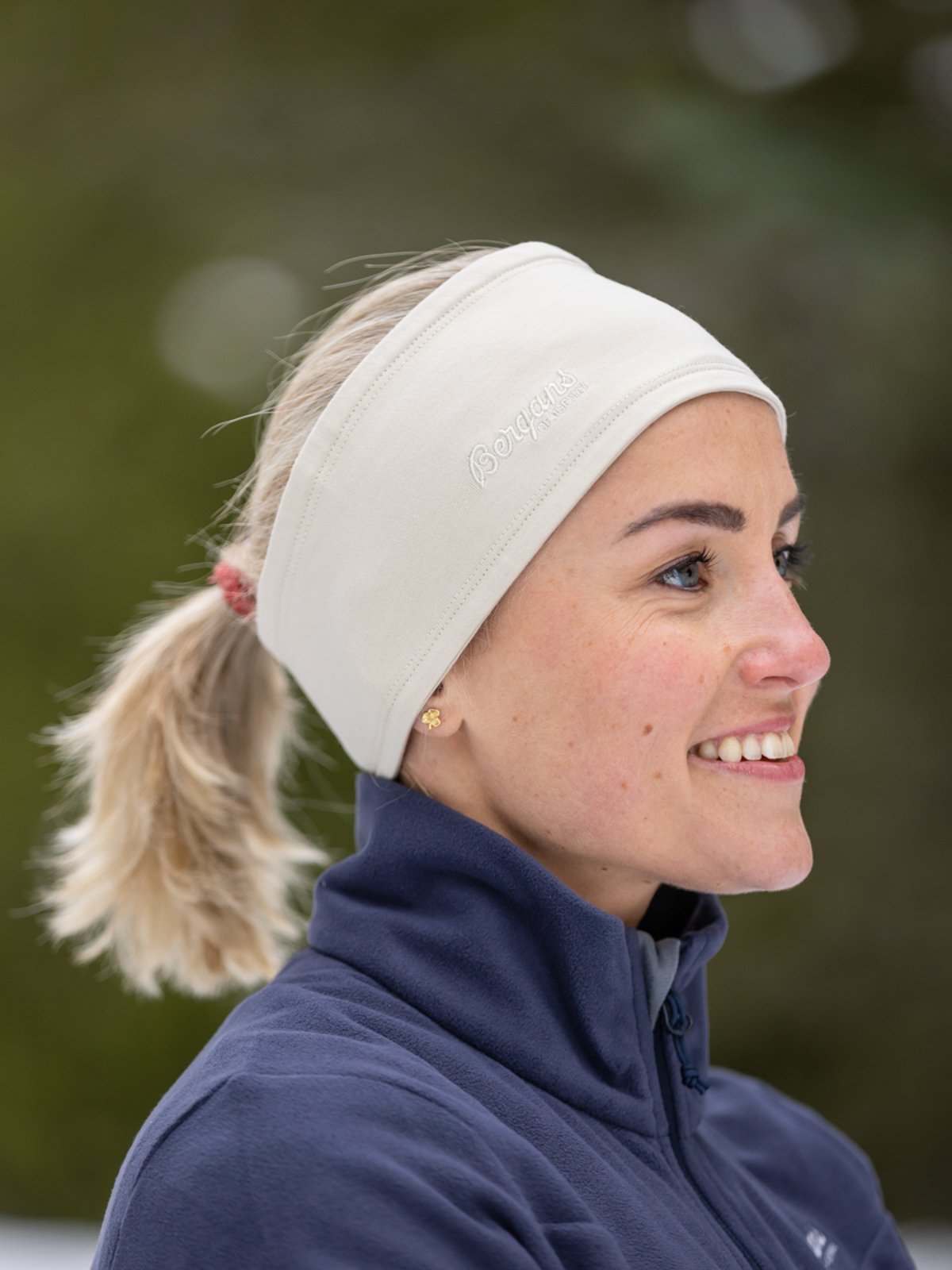 Bergans Cotton Headband Chalk Sand