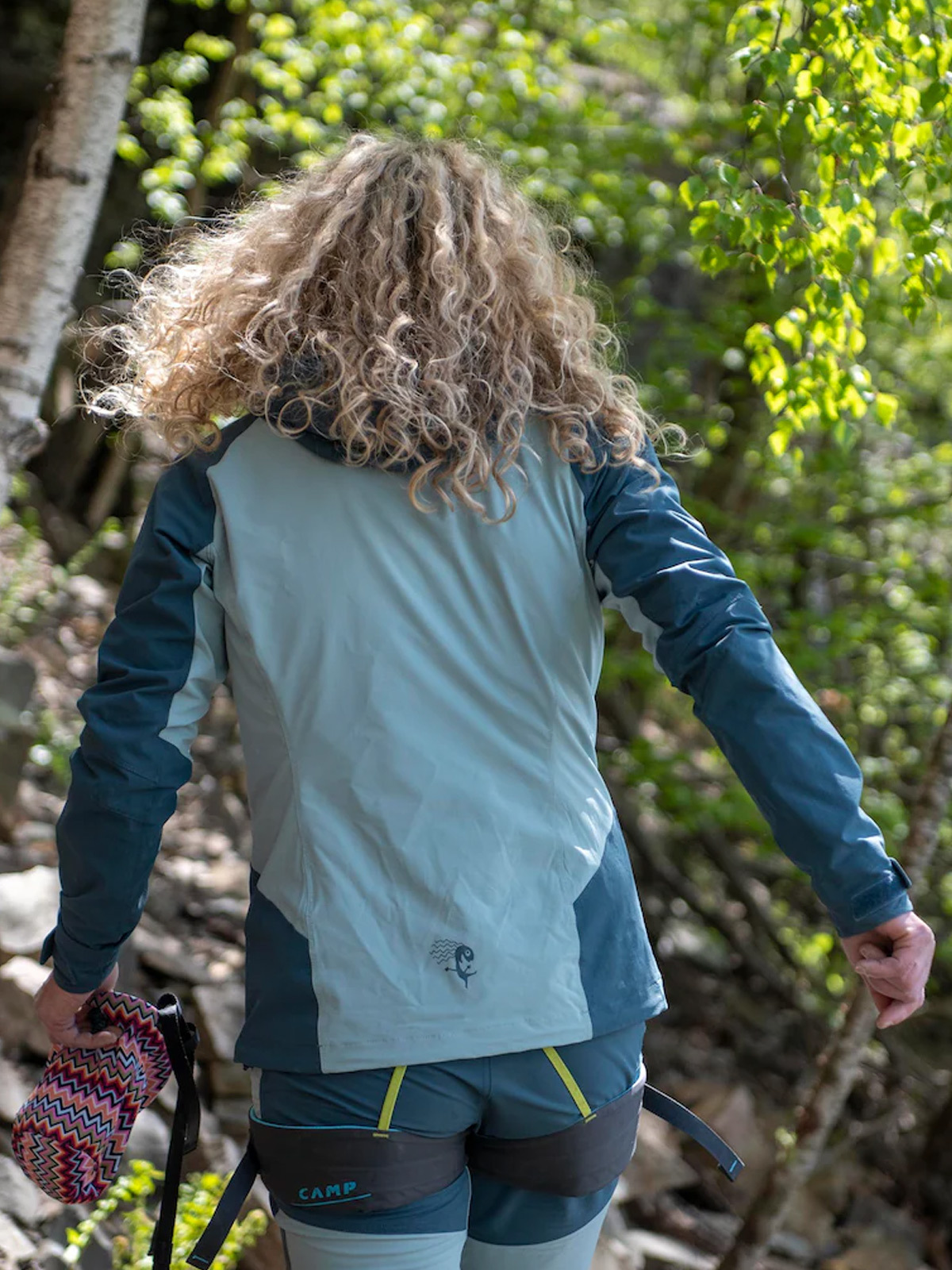 Bergans Cecilie Mountain Softshell Jacket Orion Blue / Misty Forest