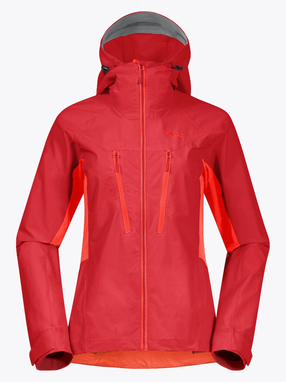 Bergans Cecilie Mountain Softshell Jacket Red Leaf / Energy Red