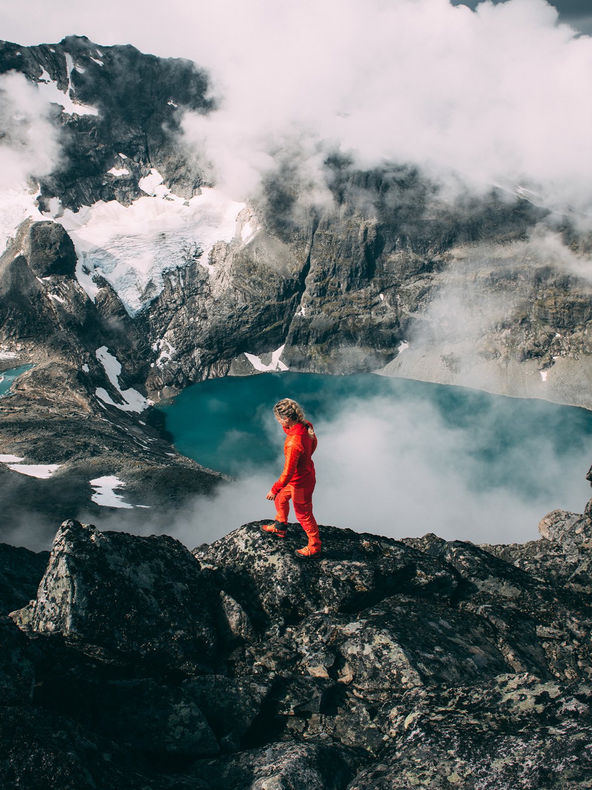 Bergans Cecilie Mountain Softshell Pants Energy Red / Red Leaf