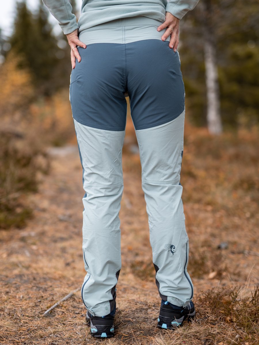 Bergans Cecilie Mountain Softshell Pants Misty Forest / Orion Blue