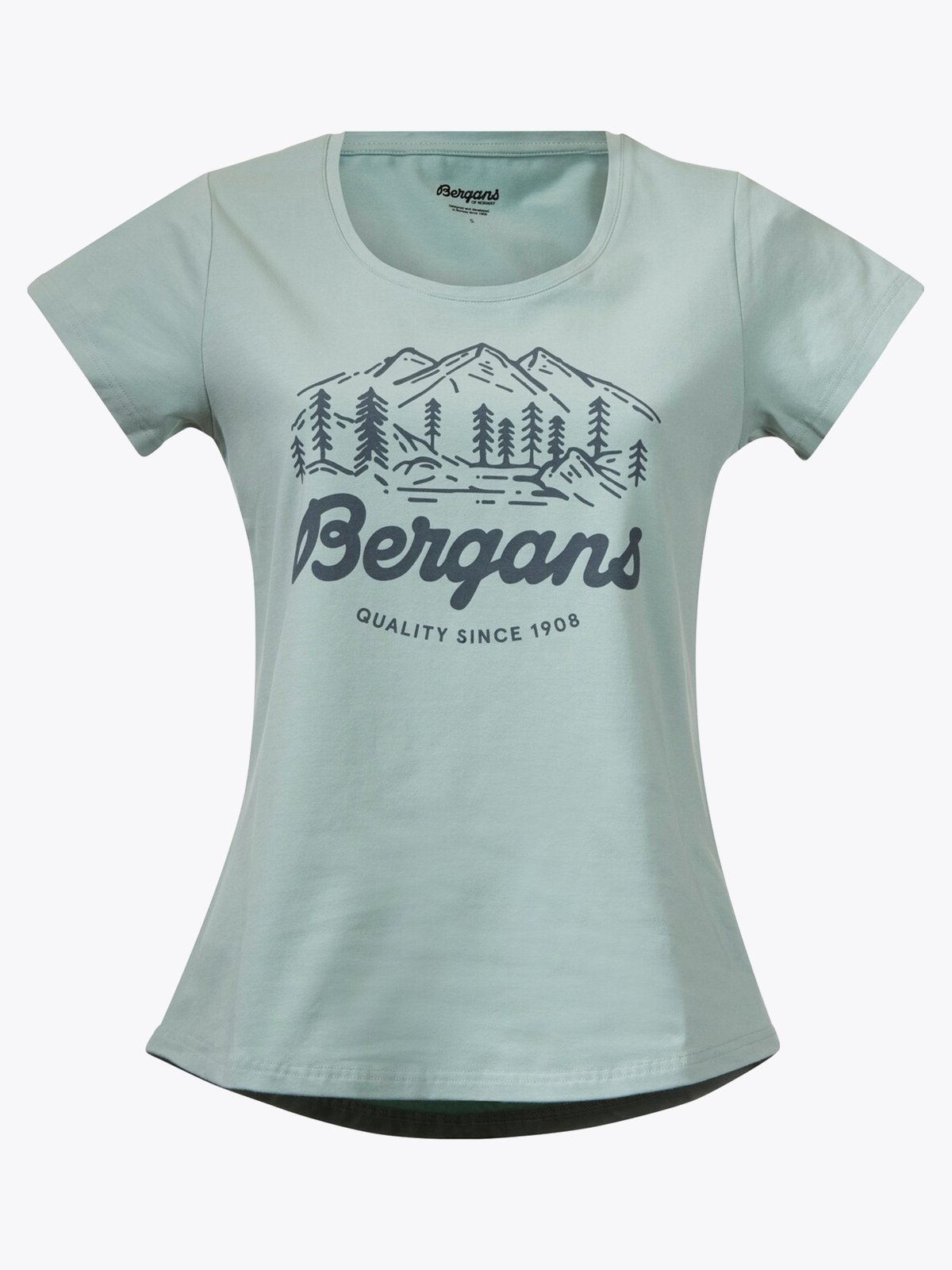 Bergans Classic V2 Tee Smoke Blue